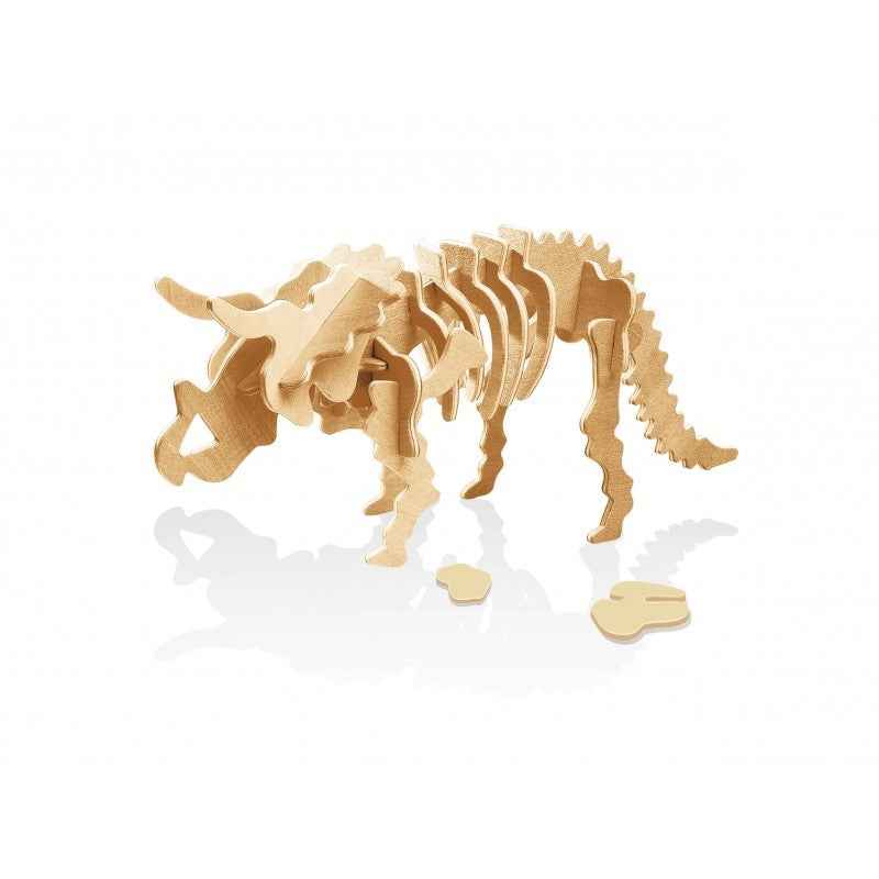 Buki | Houten Dino 3D Triceratops