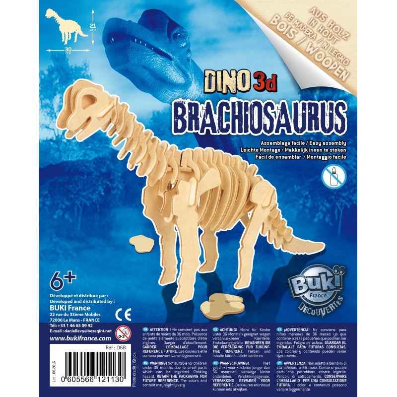 Buki | Houten Dino 3D Brachiosaurus