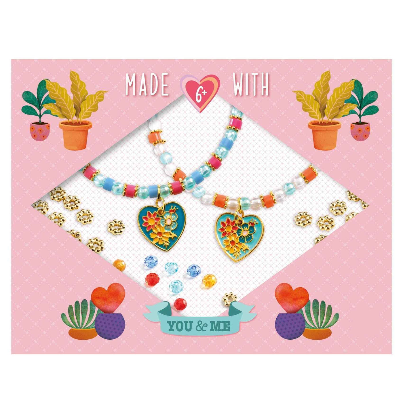 Djeco Heart Threading Bracelet Making