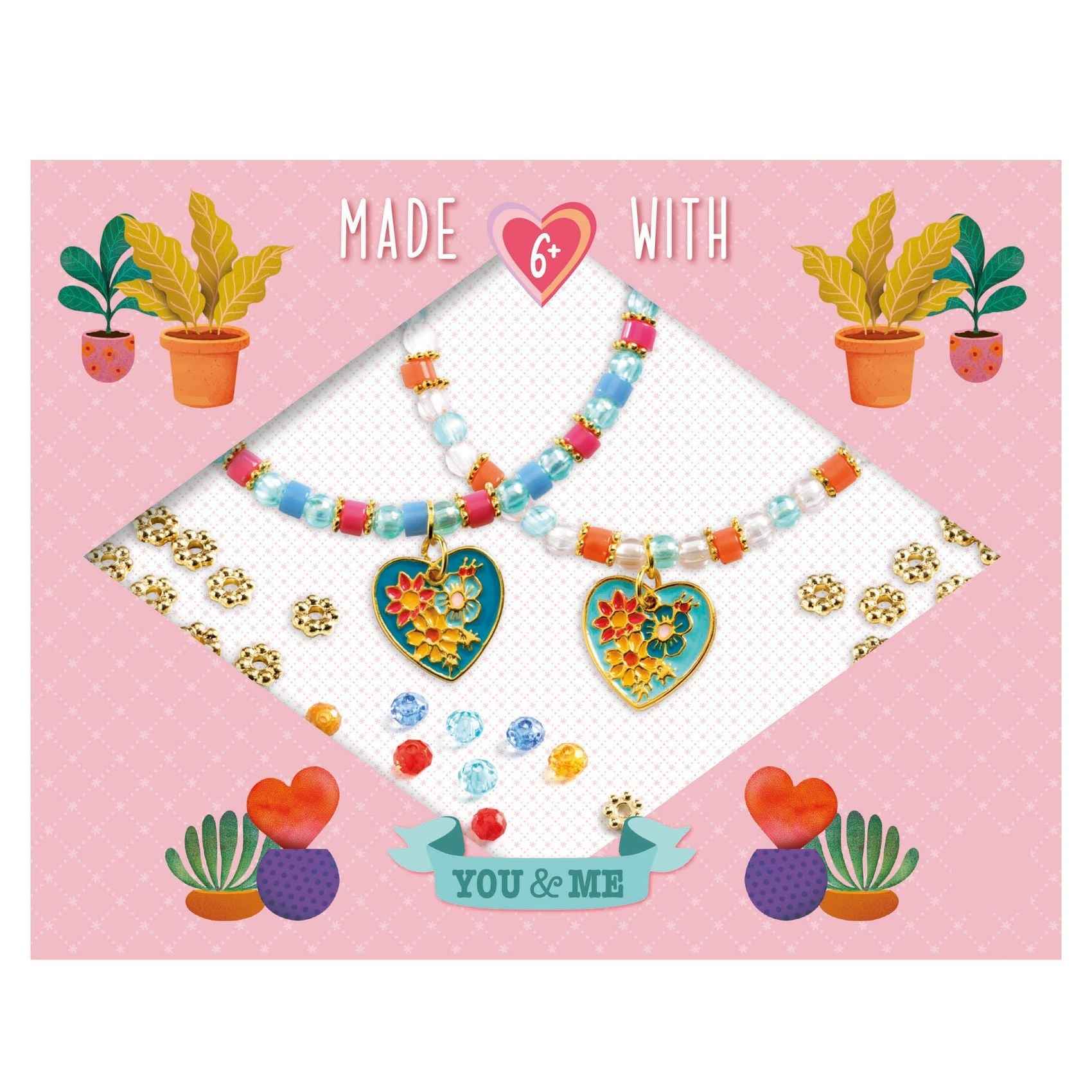 Djeco Heart Threading Bracelet Making