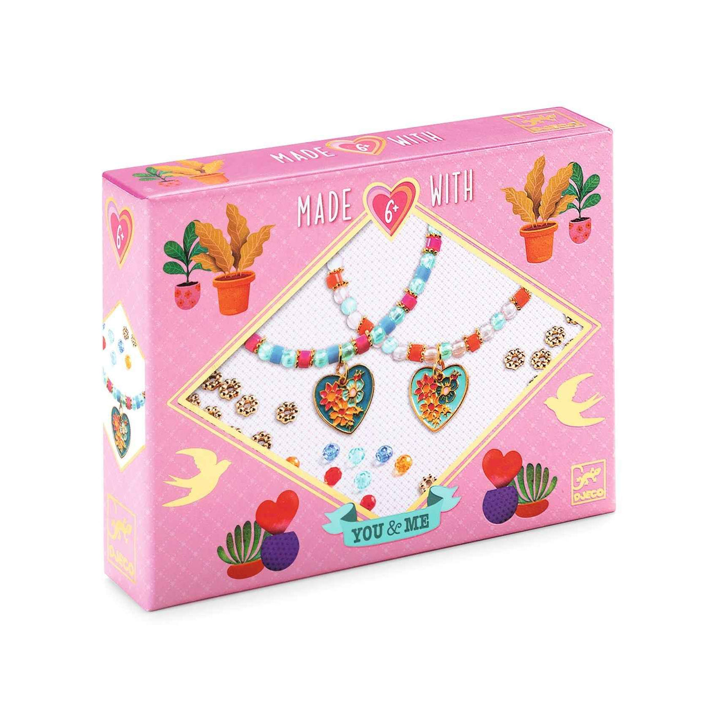 Djeco Heart Threading Bracelet Making