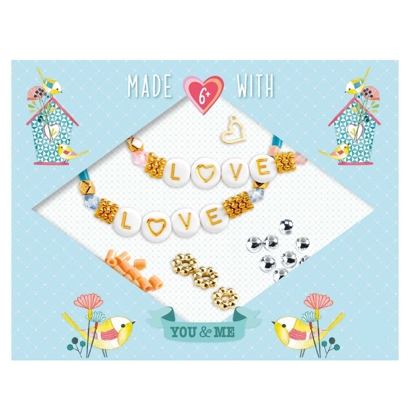 Djeco armbandjes maken Letter Threading