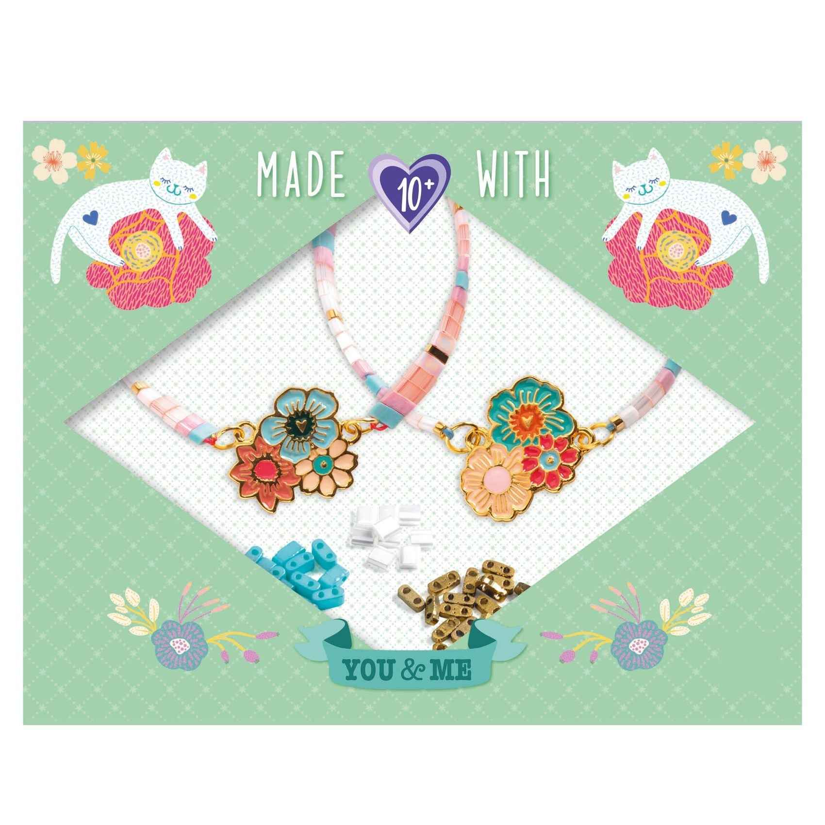 Djeco Tila and Flowers Bracelet Making