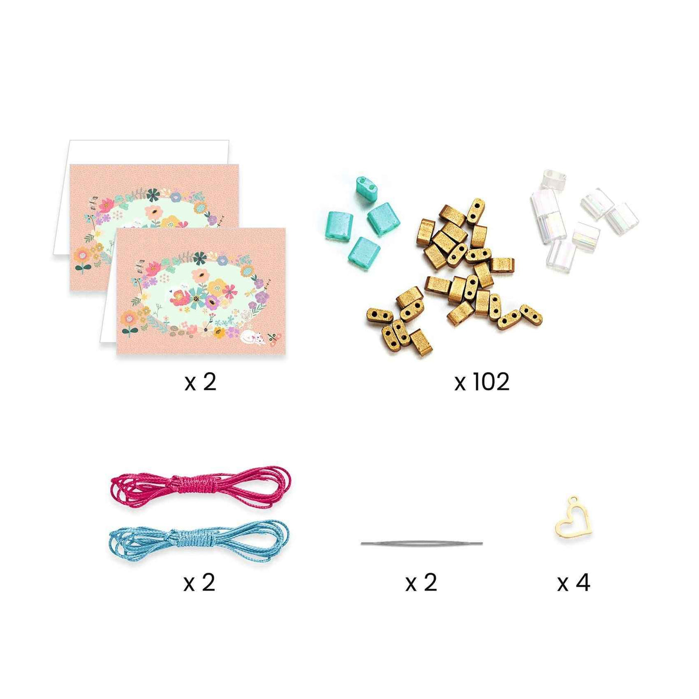 Djeco Tila and Flowers Bracelet Making