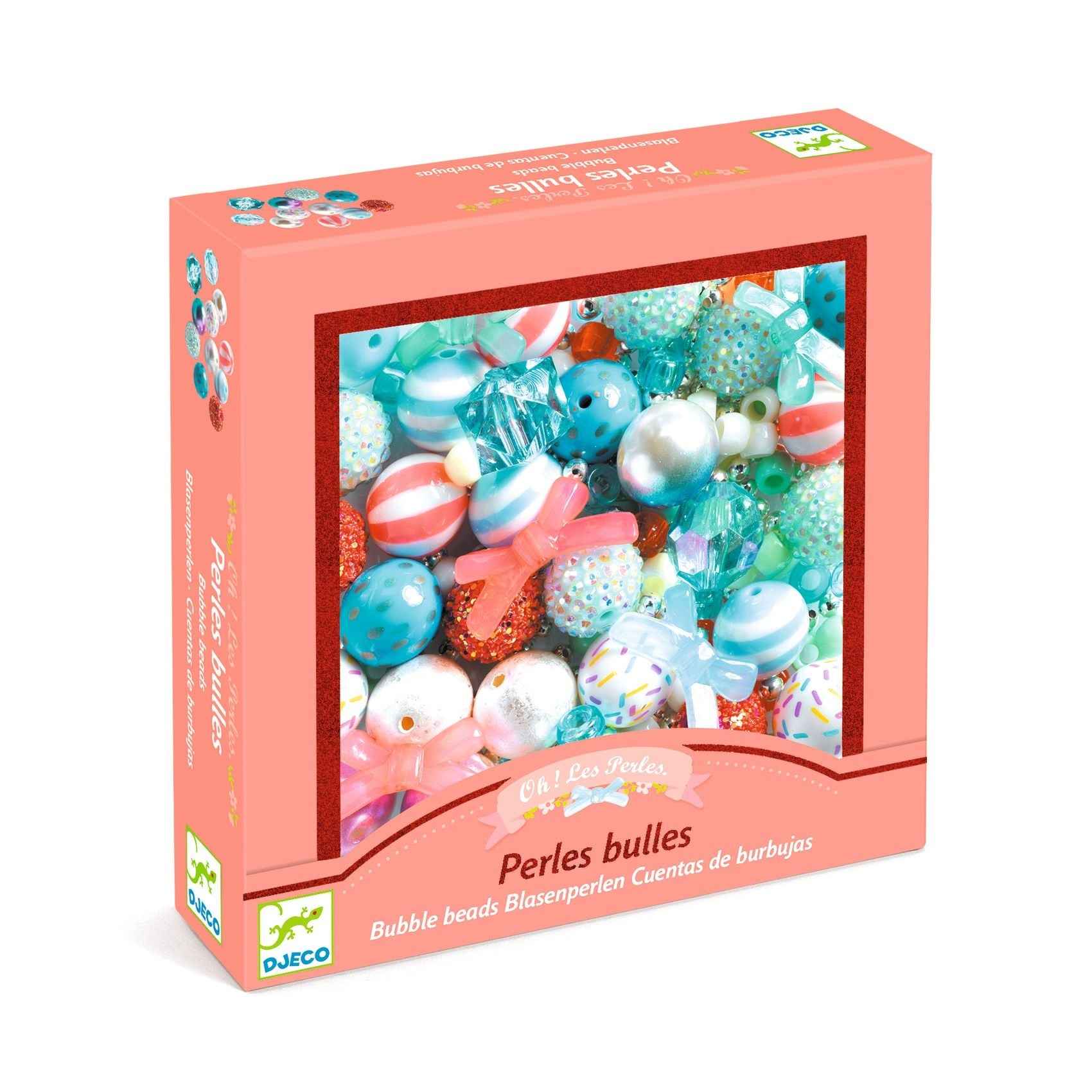 Djeco bubble beads silver