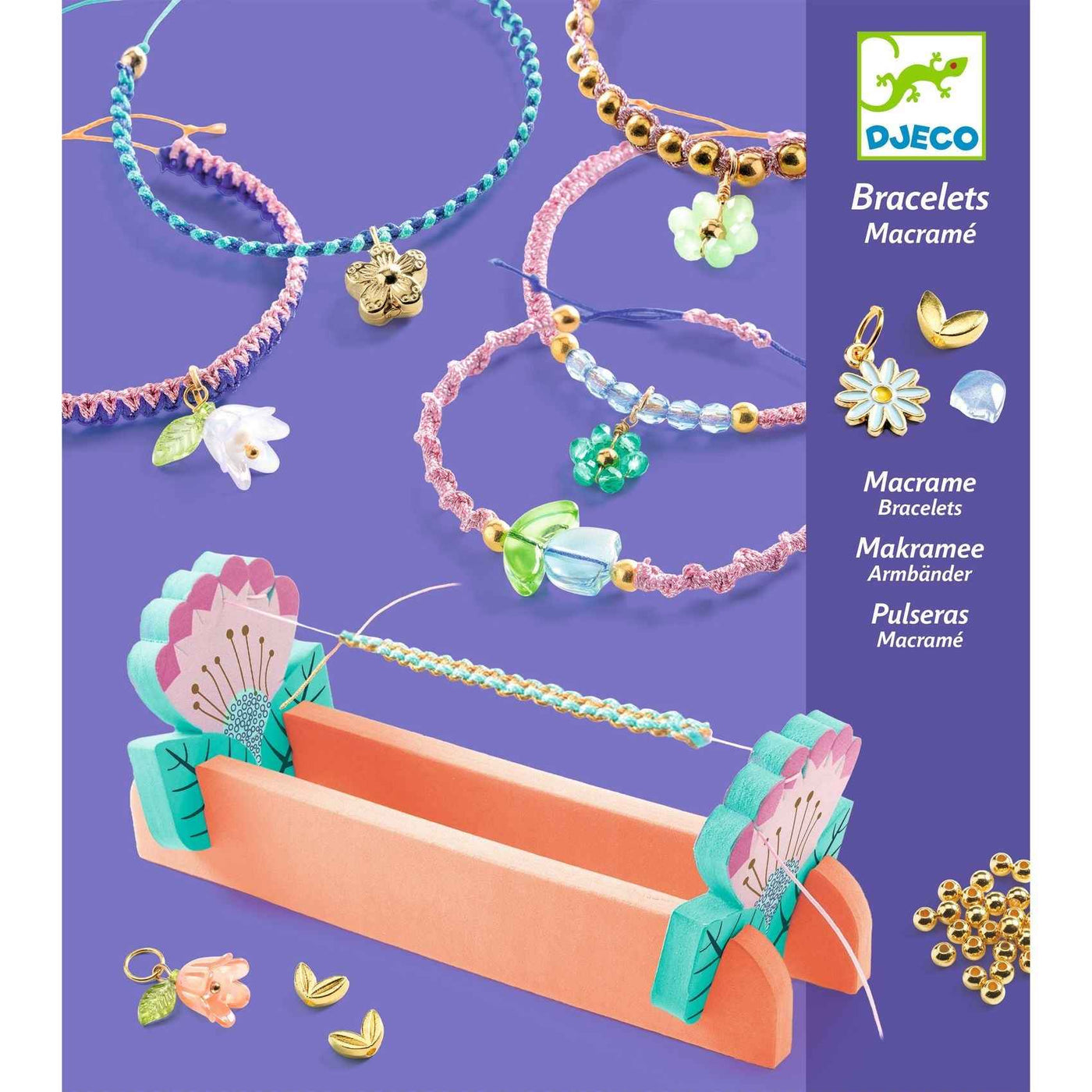 Djeco | Blue Macramé Bracelets