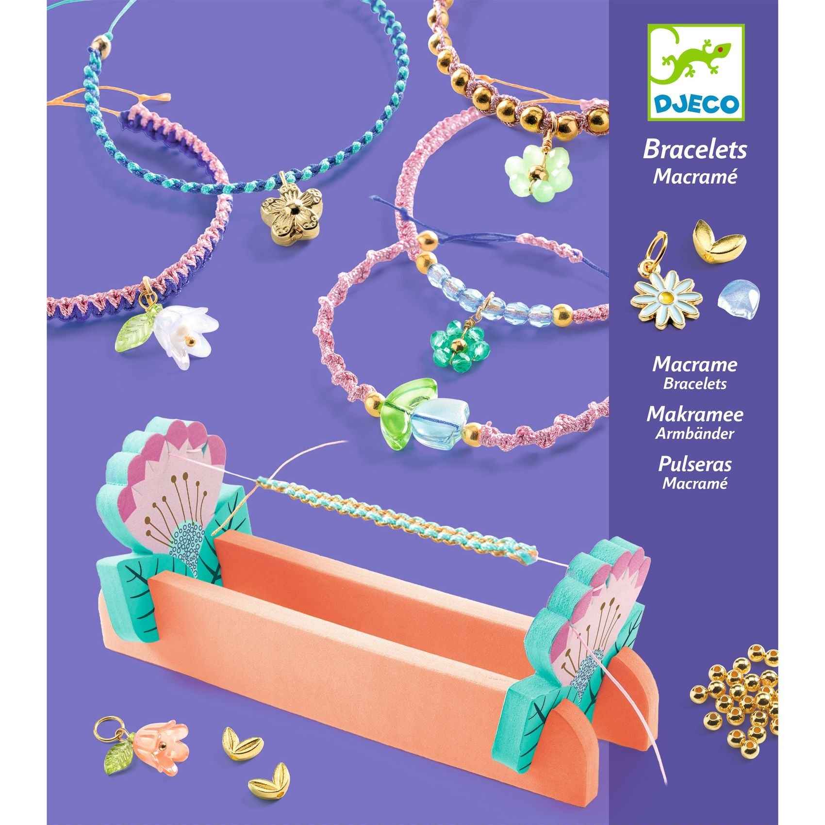 Djeco | Blue Macramé Bracelets