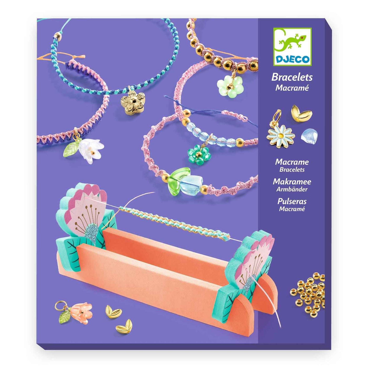 Djeco | Blue Macramé Bracelets