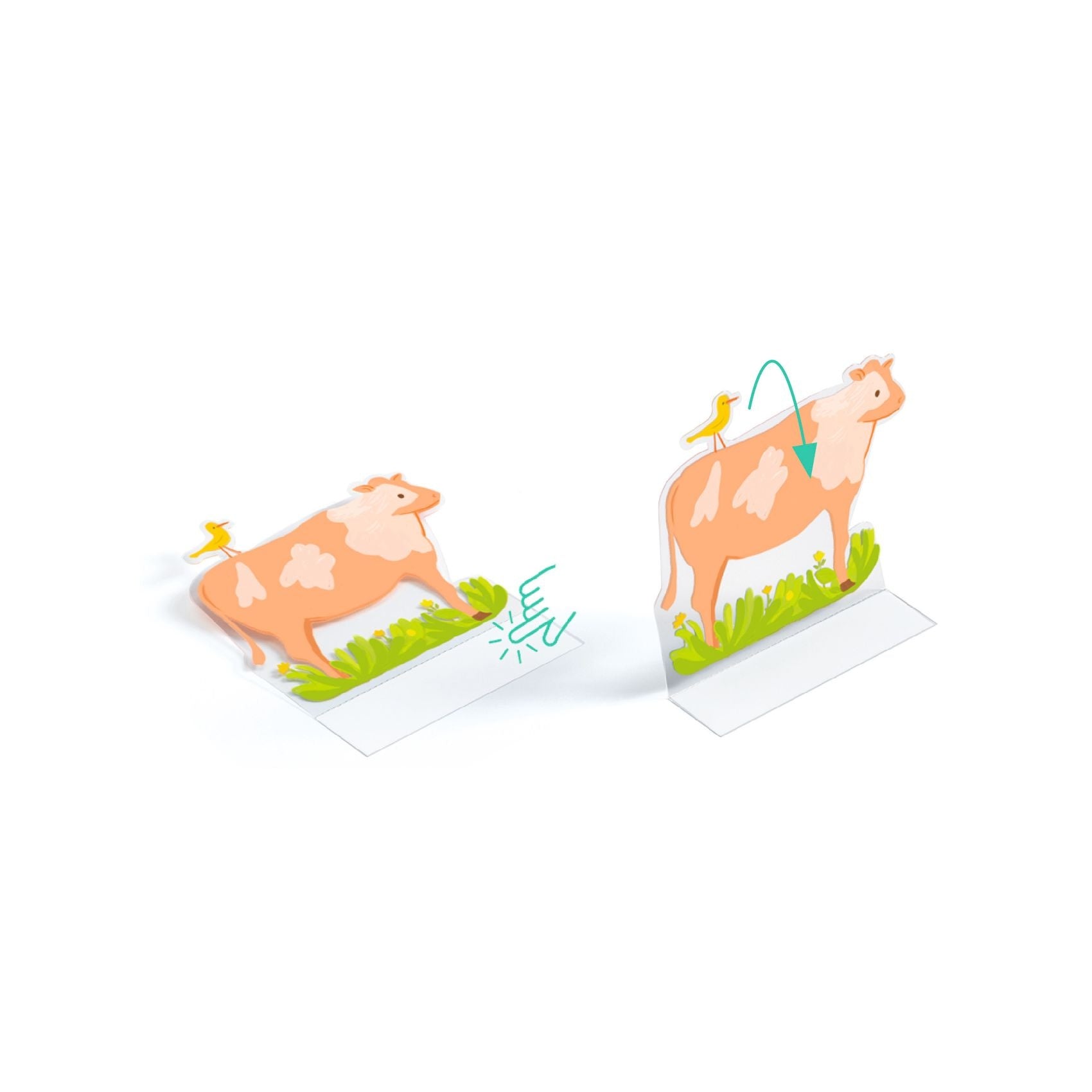 Djeco | Stickers Om Rechtop Te Zetten-Boerderij