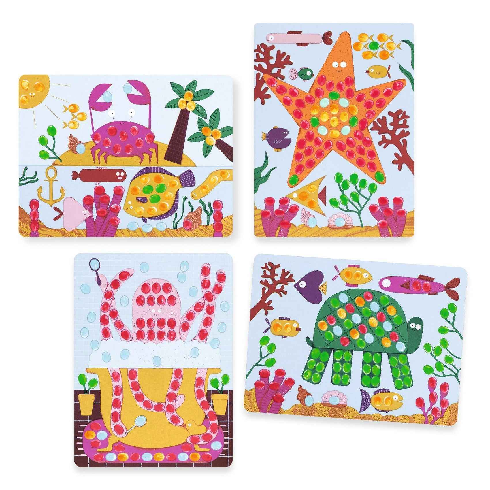 Djeco | Finger Painting Dots and Fish