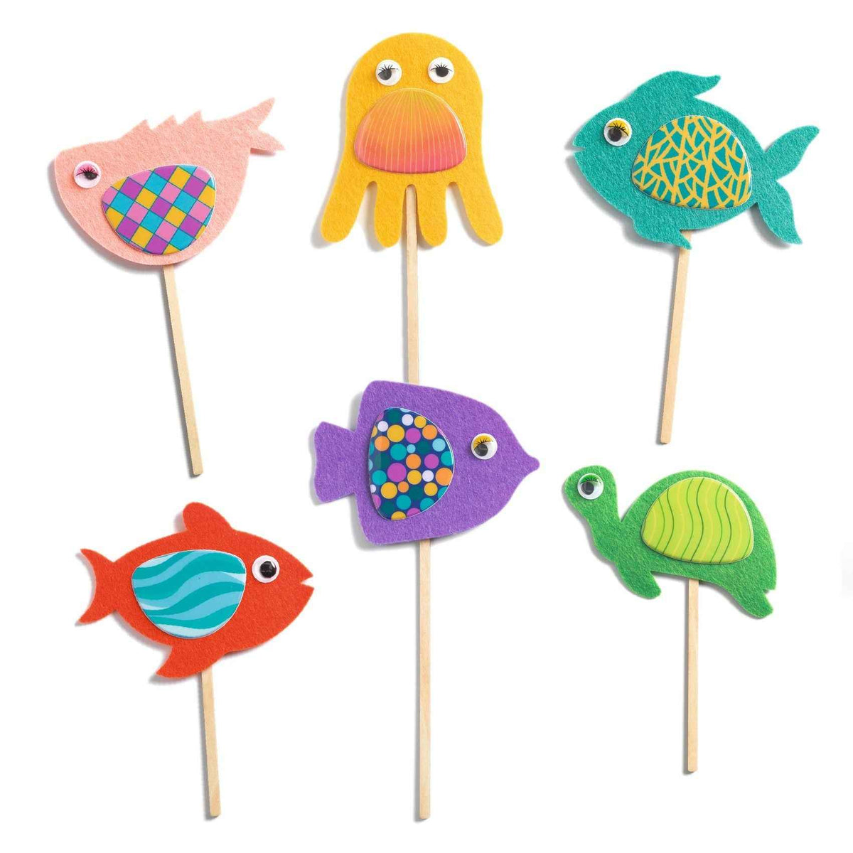 Djeco | Cheerful Aquarium Collage Craft Kits