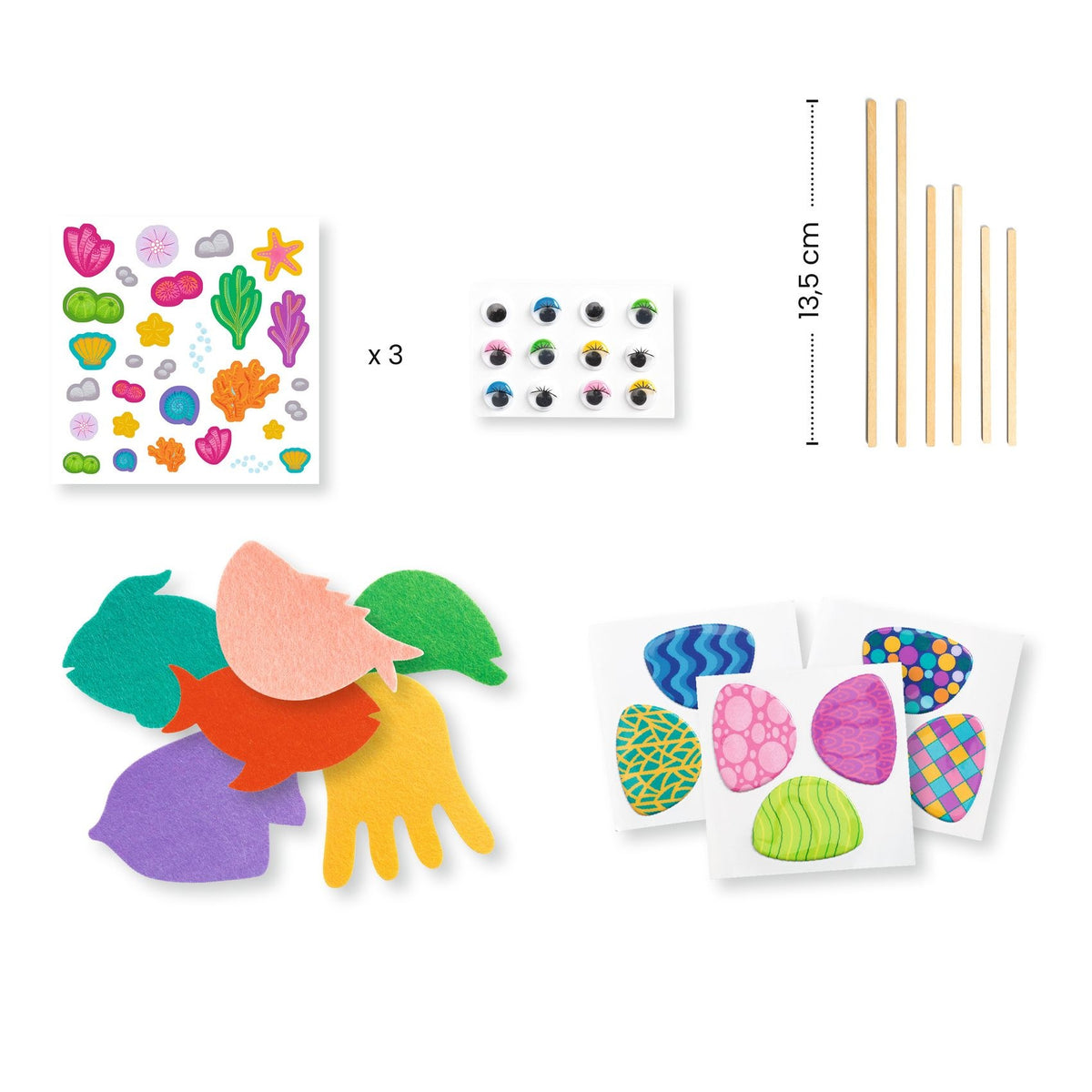 Djeco | Collageknutsels Vrolijk Aquarium