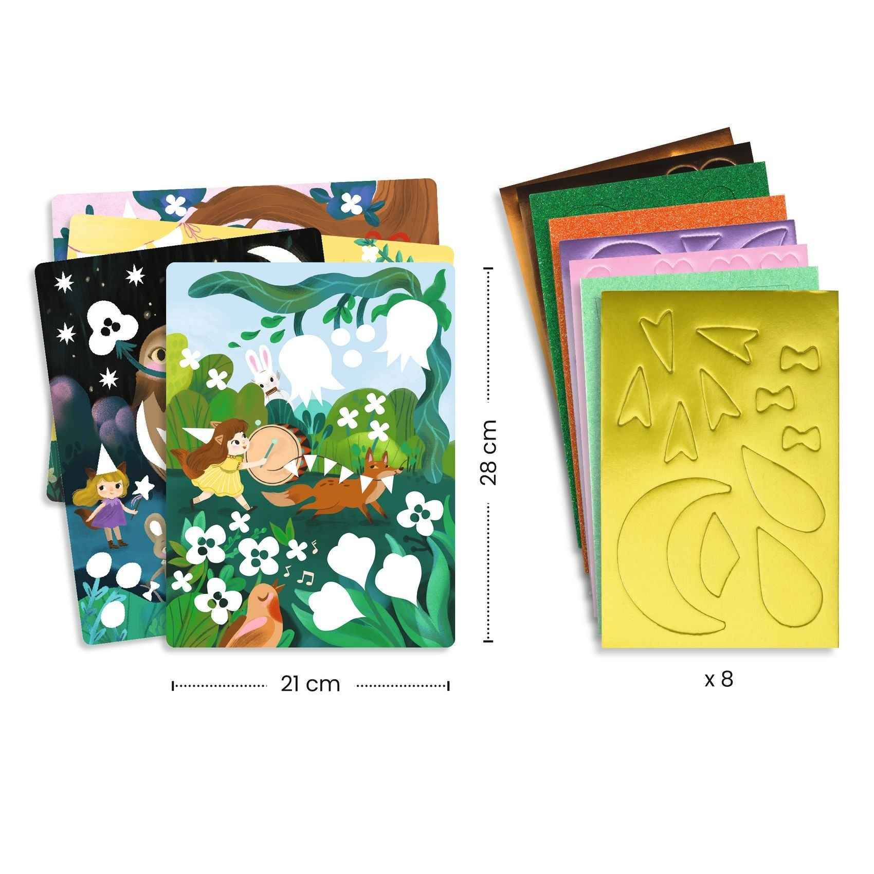 Djeco | Foam Collage Sparkling Festivities