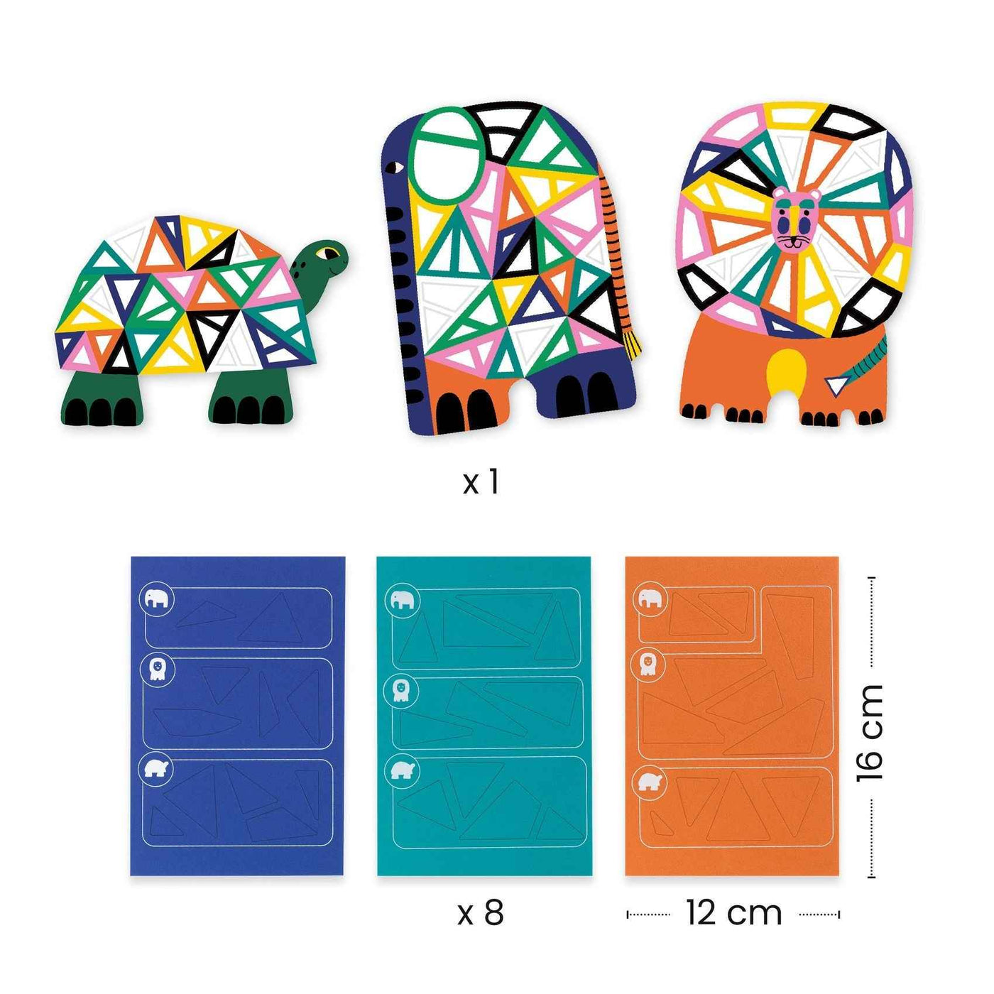 Djeco | Foam Mosaic Africa