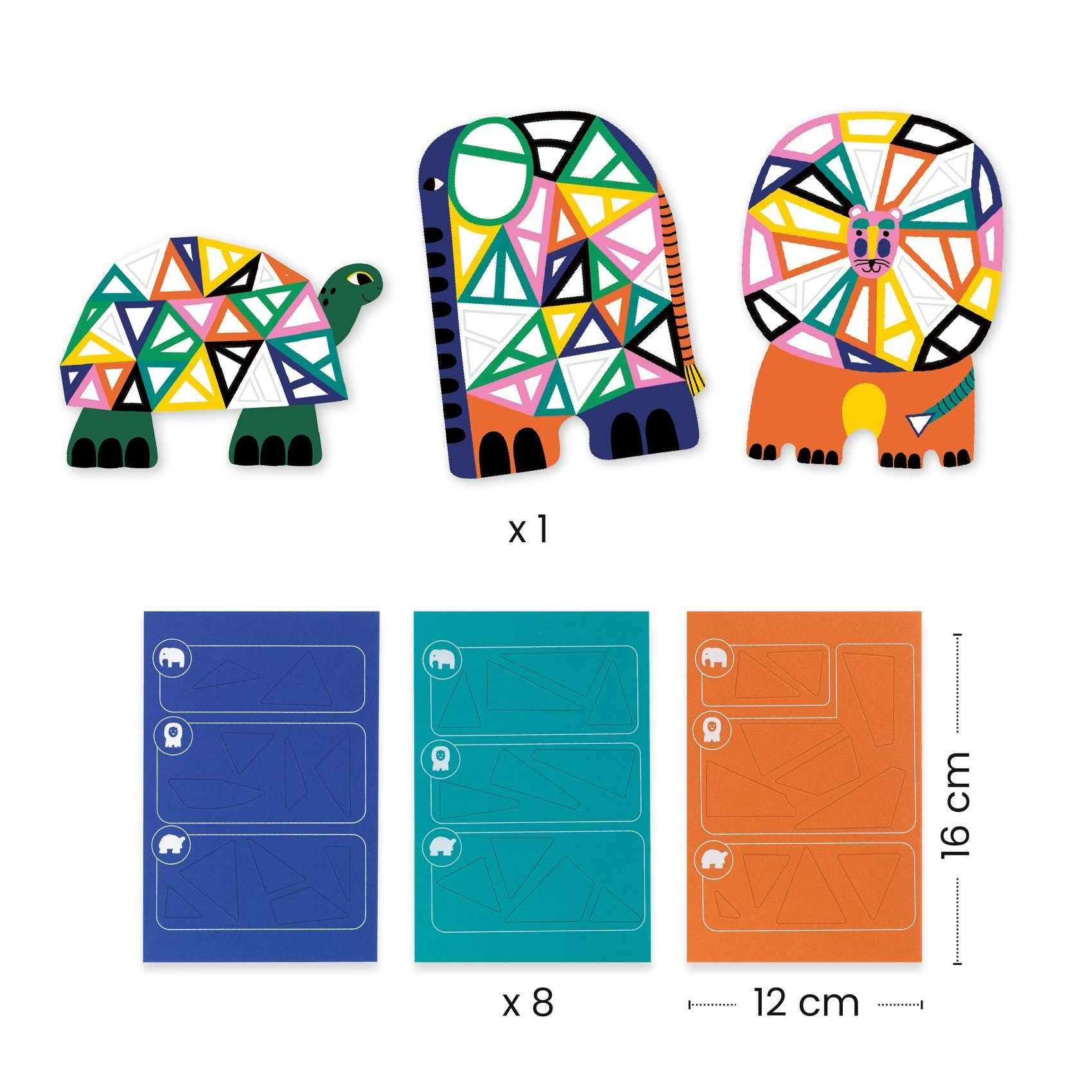 Djeco | Foam Mosaic Africa