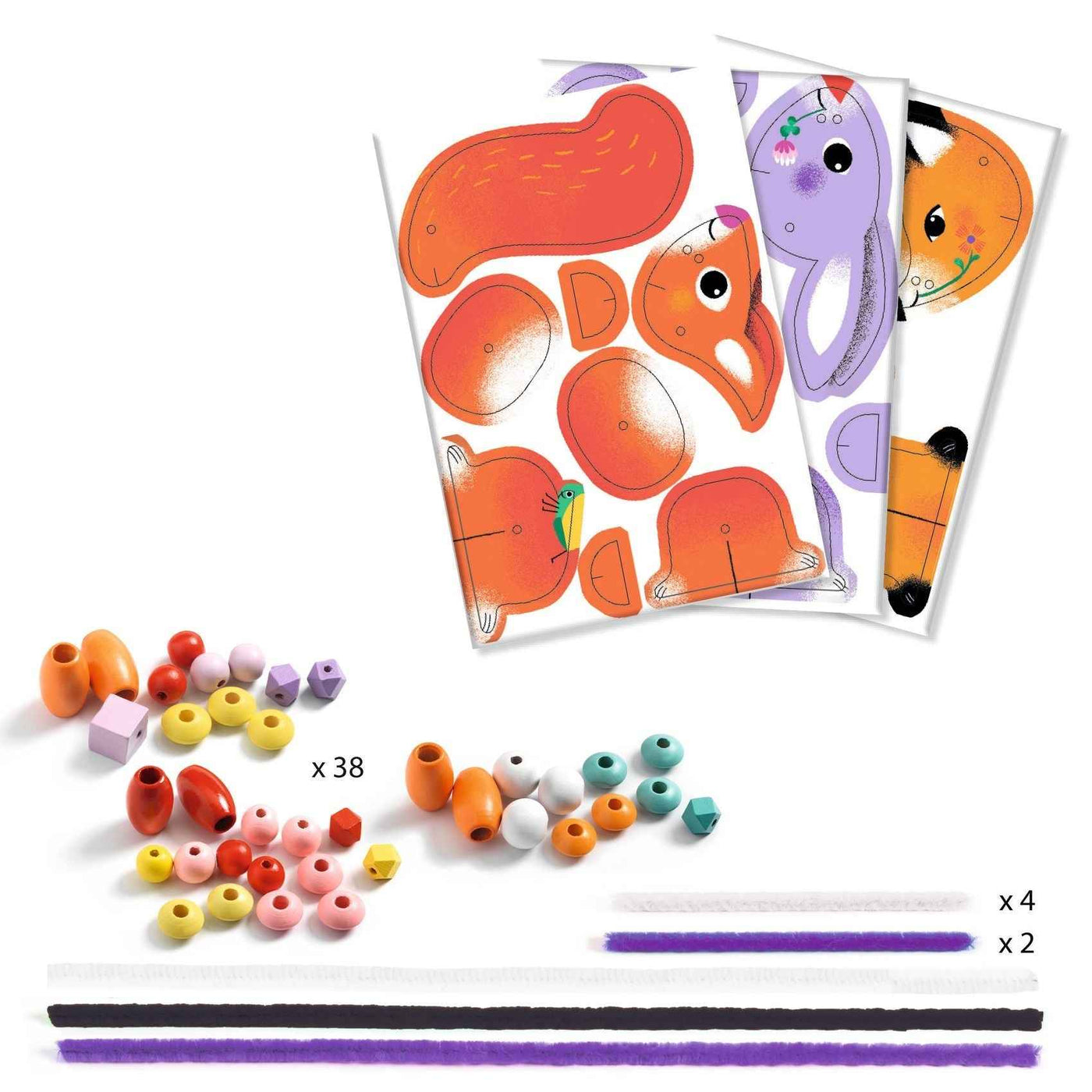 Djeco | Rijgen Cute Animals