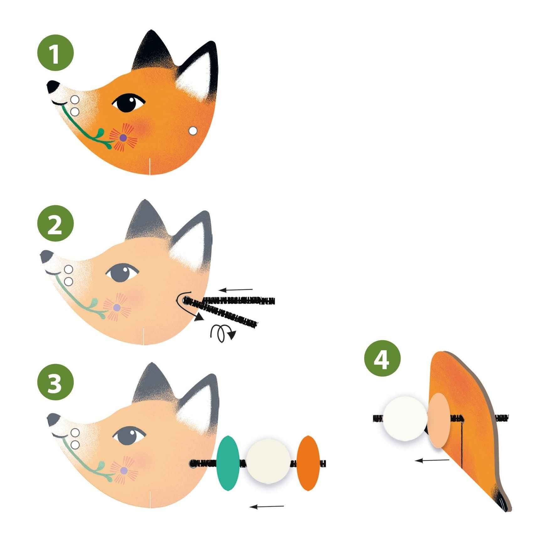 Djeco | Cute Animal Rows