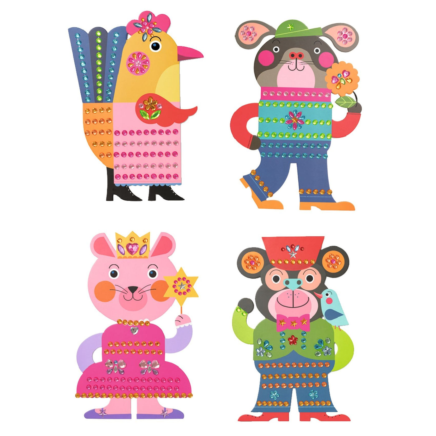 Djeco | Creatief Met Stickers Glinsterend