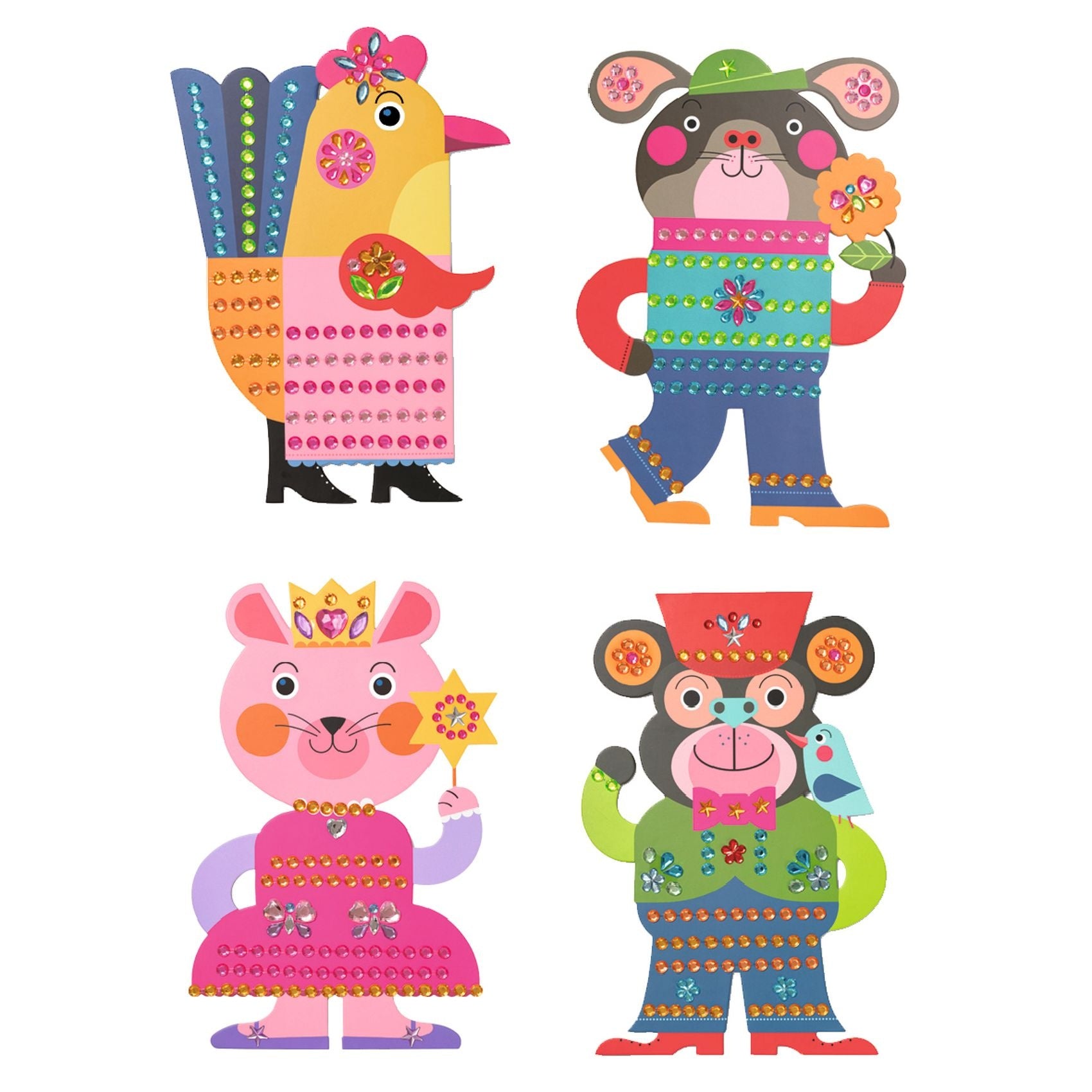 Djeco | Creatief Met Stickers Glinsterend