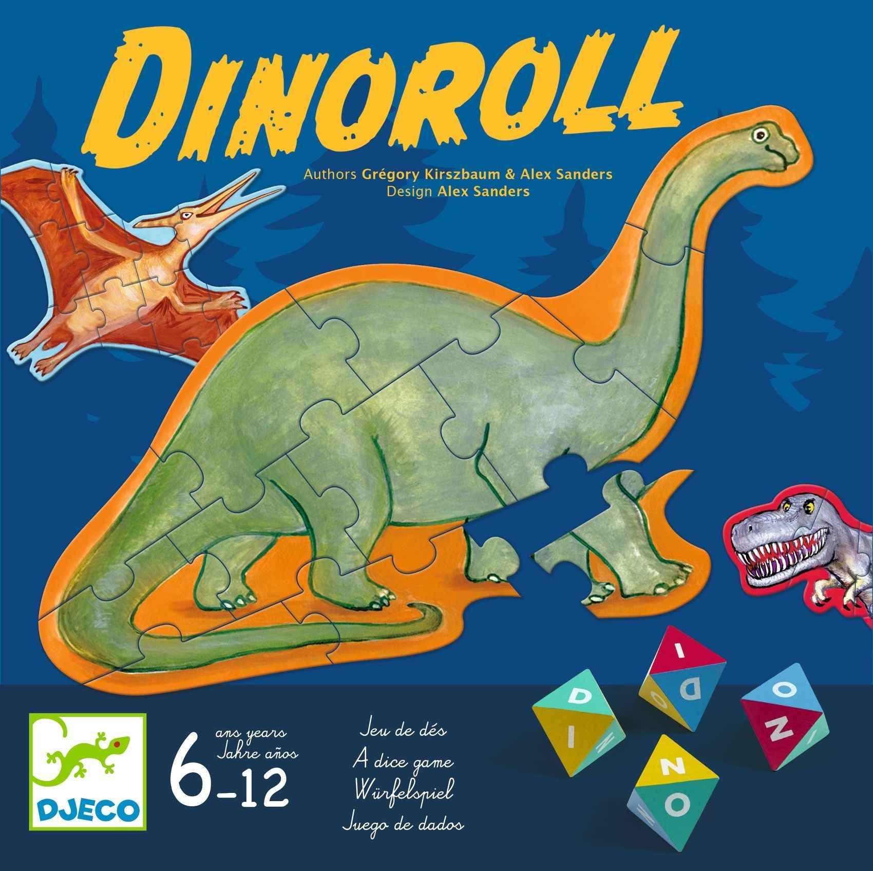 Djeco | Dinoroll A Dice Game