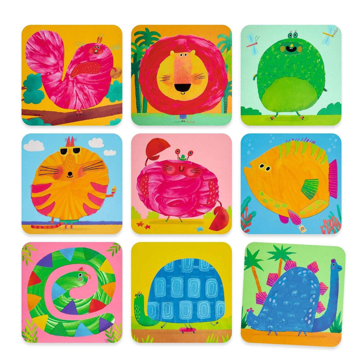 Djeco | Silly Animals Finger Paint