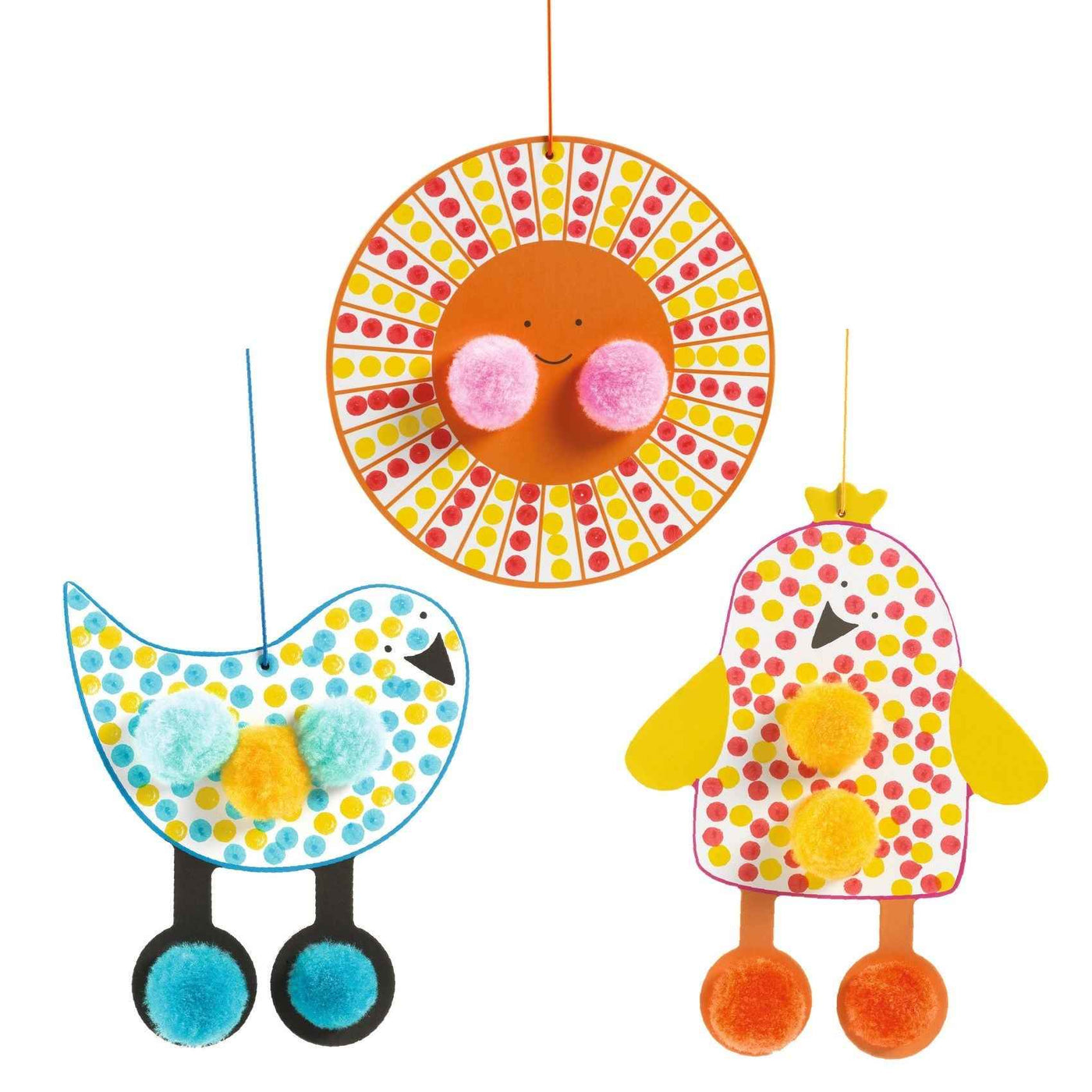 Djeco | Puntjes en Pompons  In De Lucht