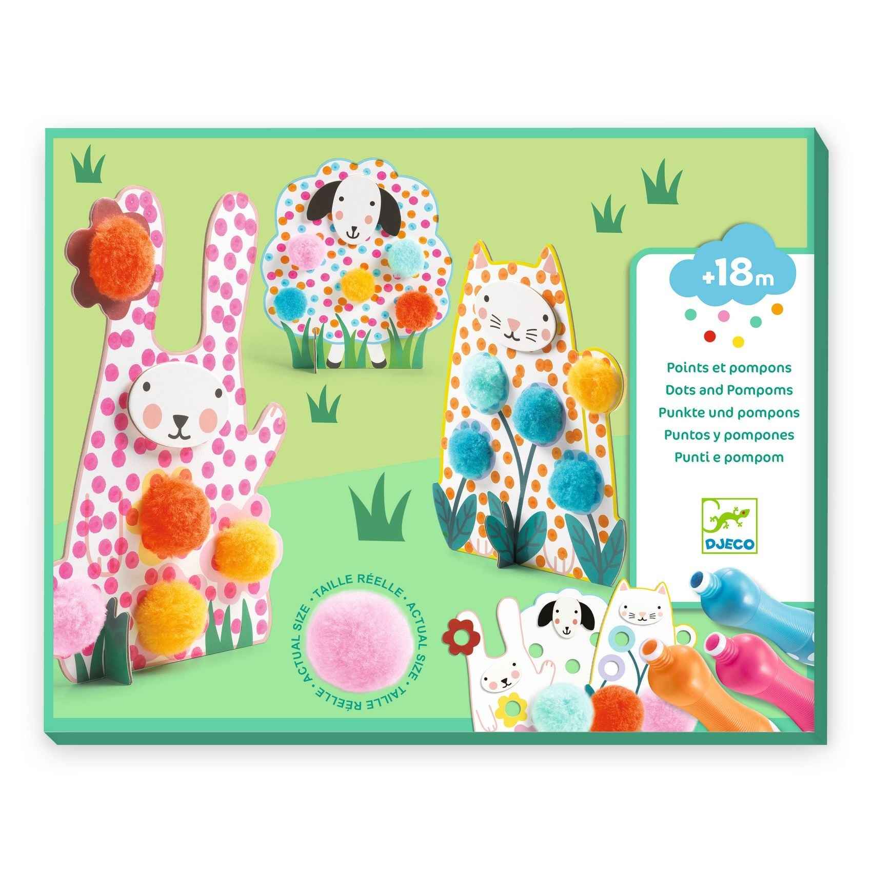 Djeco | Dots and Pompons in the Grass
