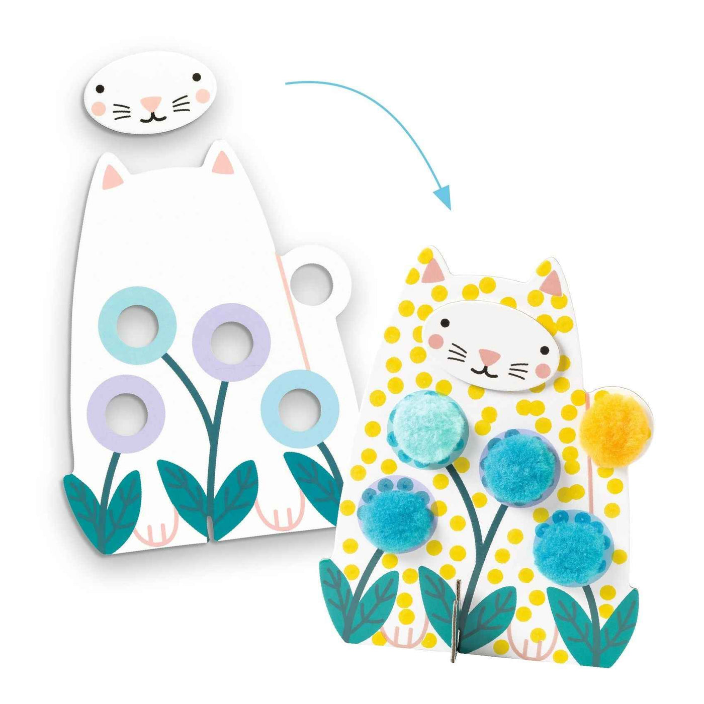 Djeco | Dots and Pom-poms in the Grass