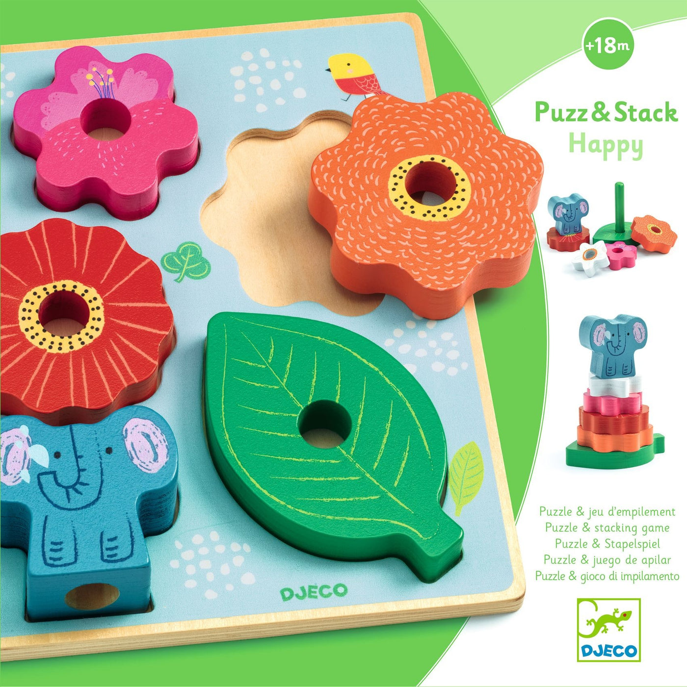 Djeco | Puzz & Stack Happy