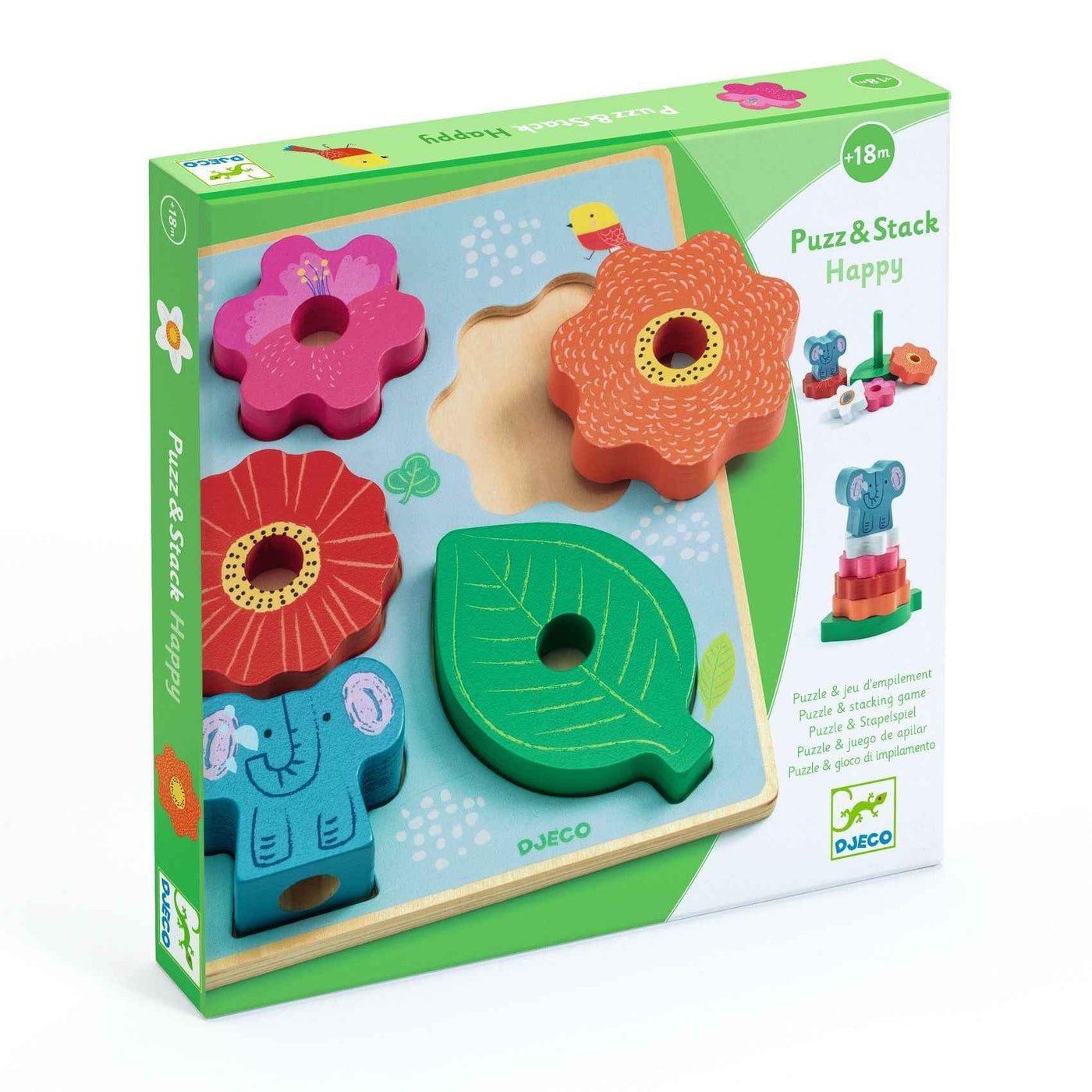 Djeco | Puzzle & Stack Happy