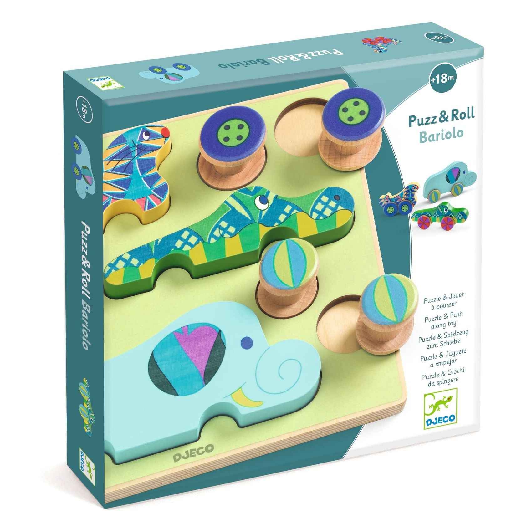 Djeco | Puzz & Roll Bariolo