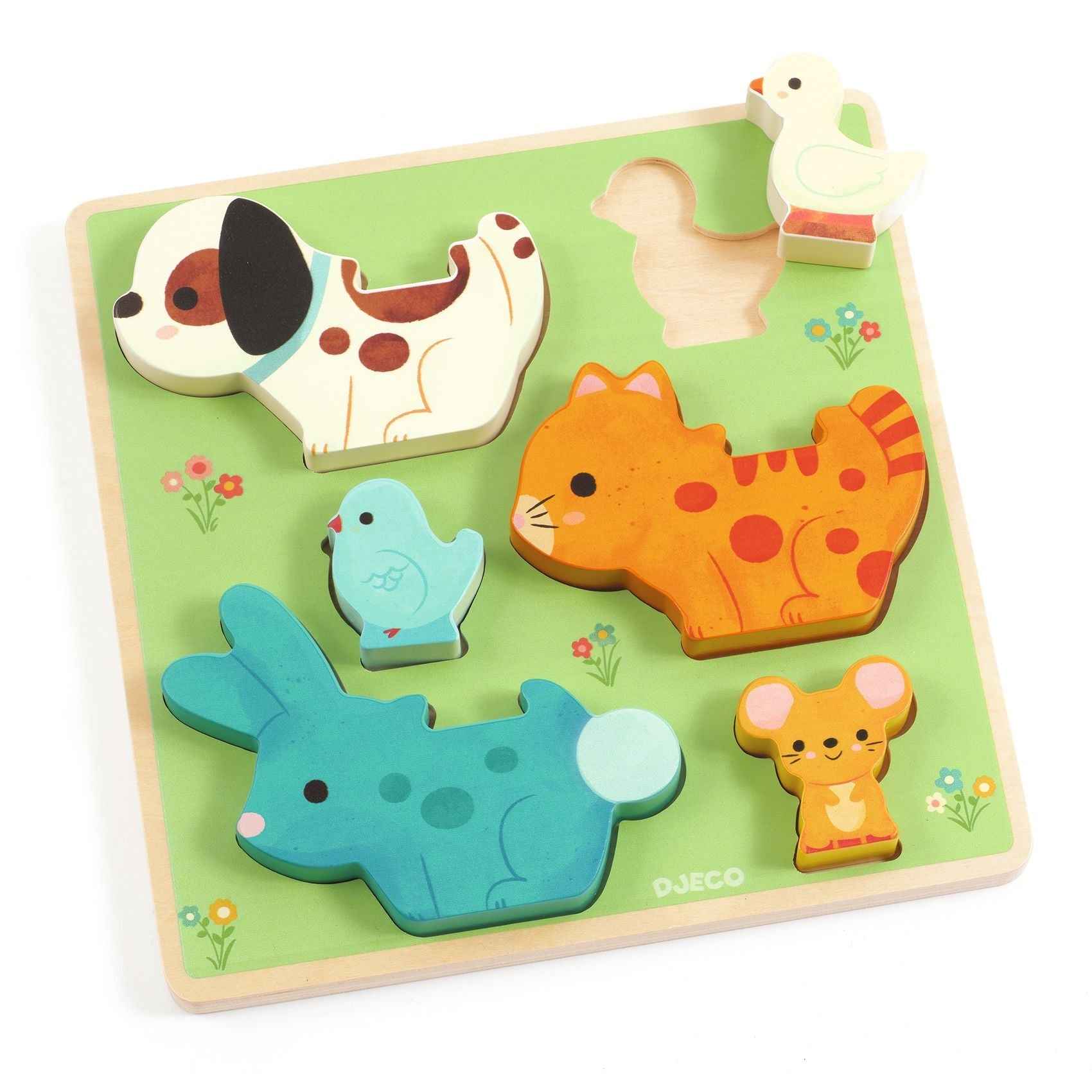 Djeco | Puzz & Play Friends Wooden Puzzle