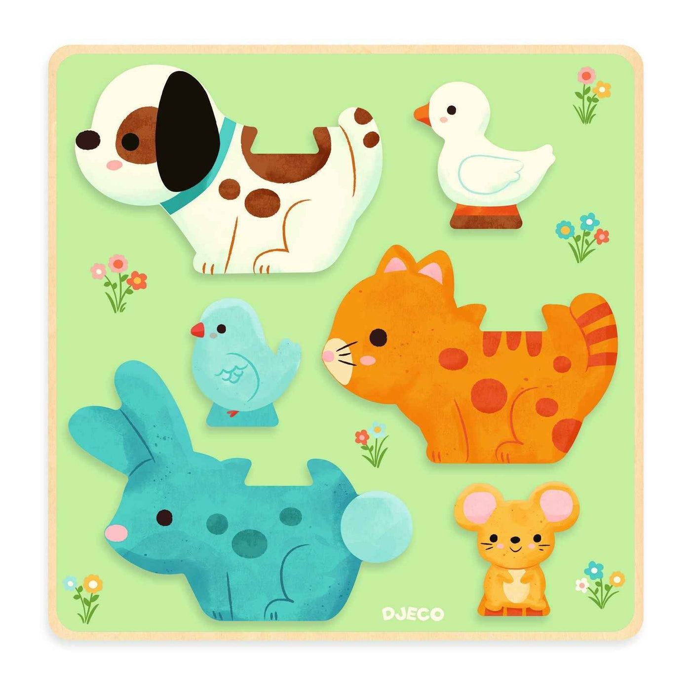 Djeco | Puzz & Play Friends Wooden Puzzle