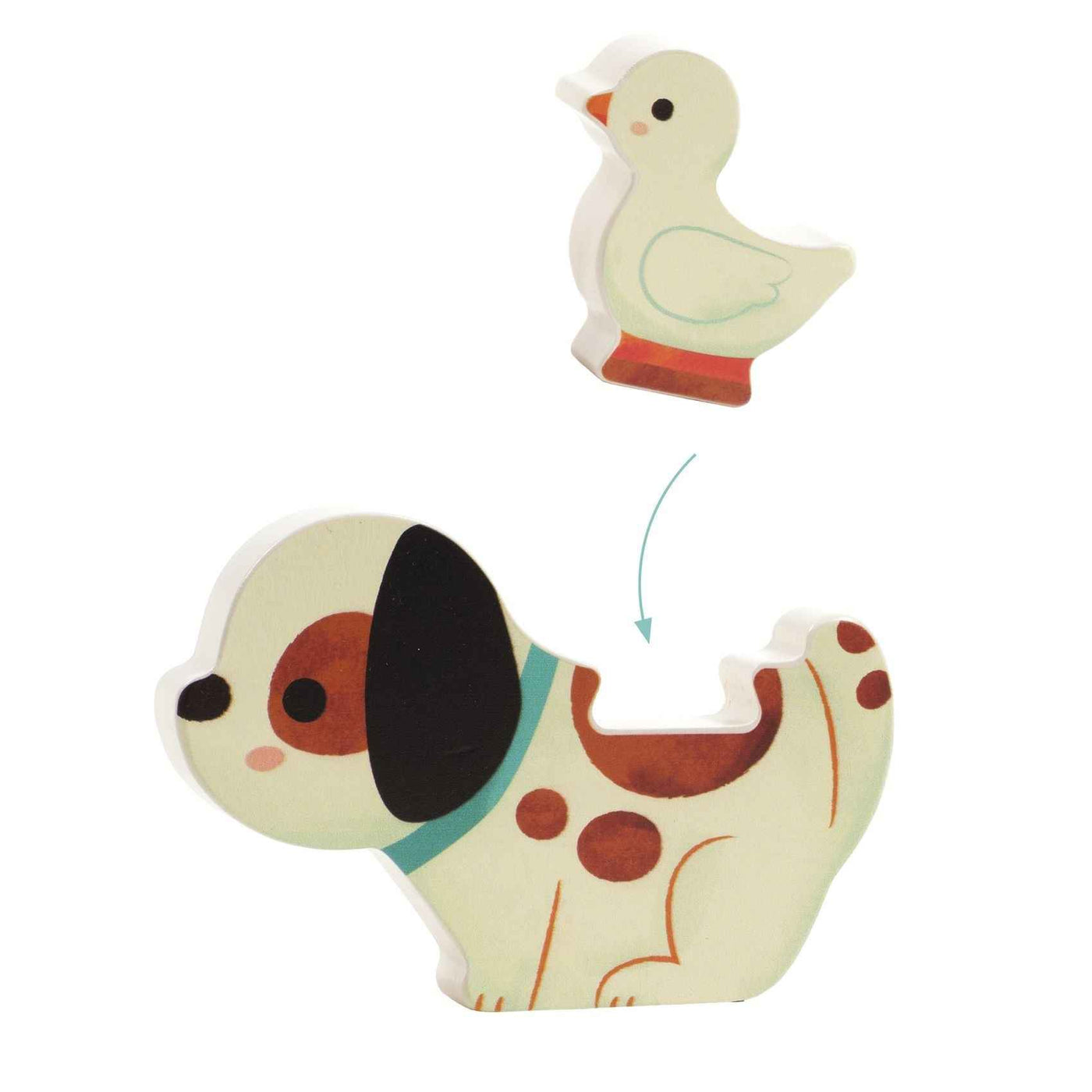 Djeco | Puzz & Play Friends Wooden Puzzle