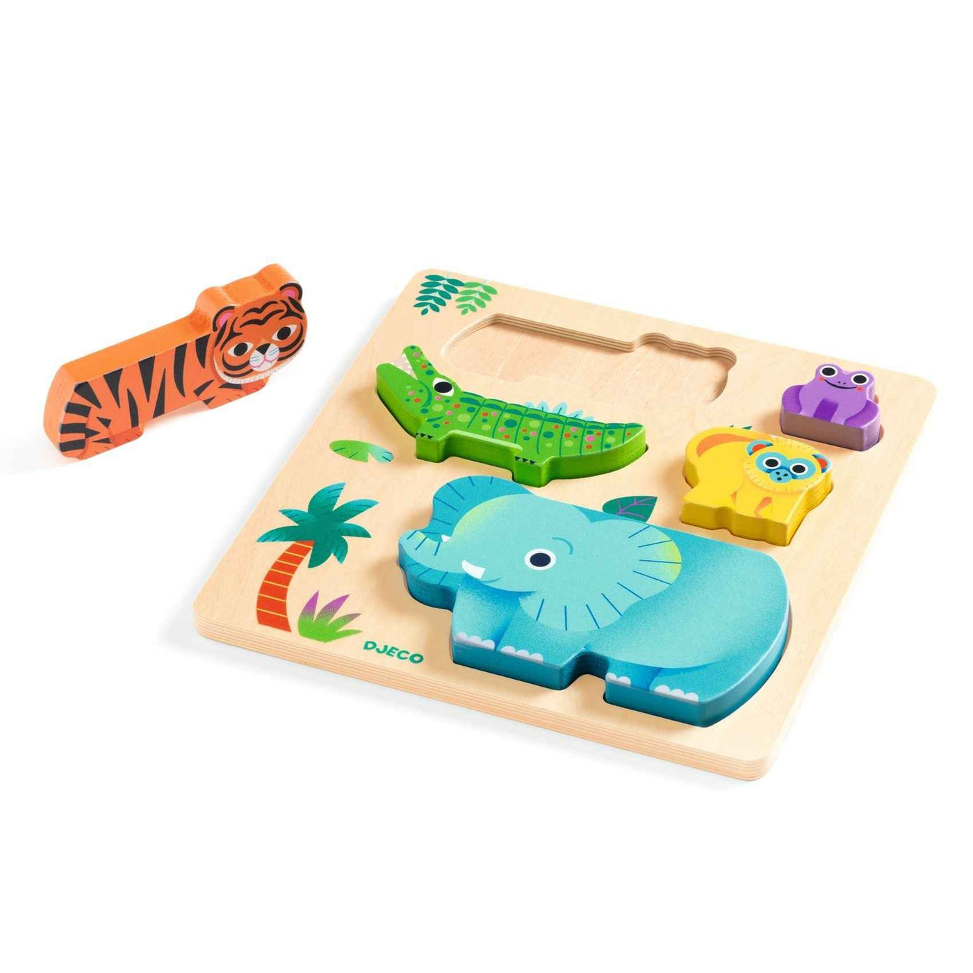Djeco | WoodyWild Wooden Puzzle