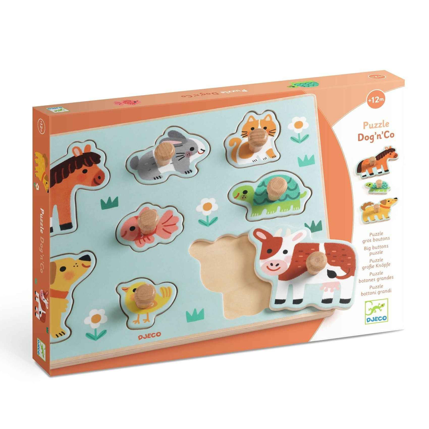 Djeco | Dog'n'Co Wooden Puzzle