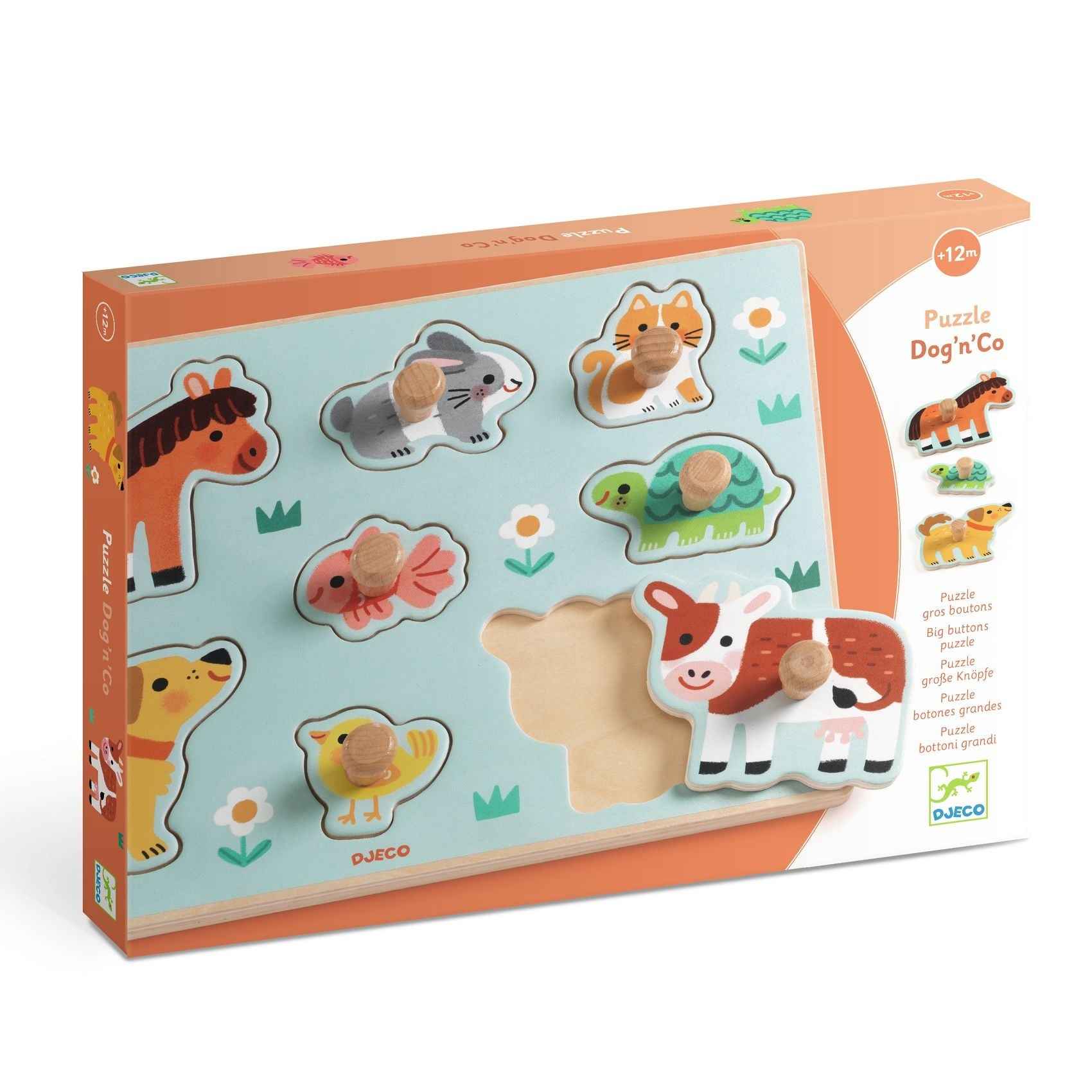 Djeco | Dog'n'Co Wooden Puzzle