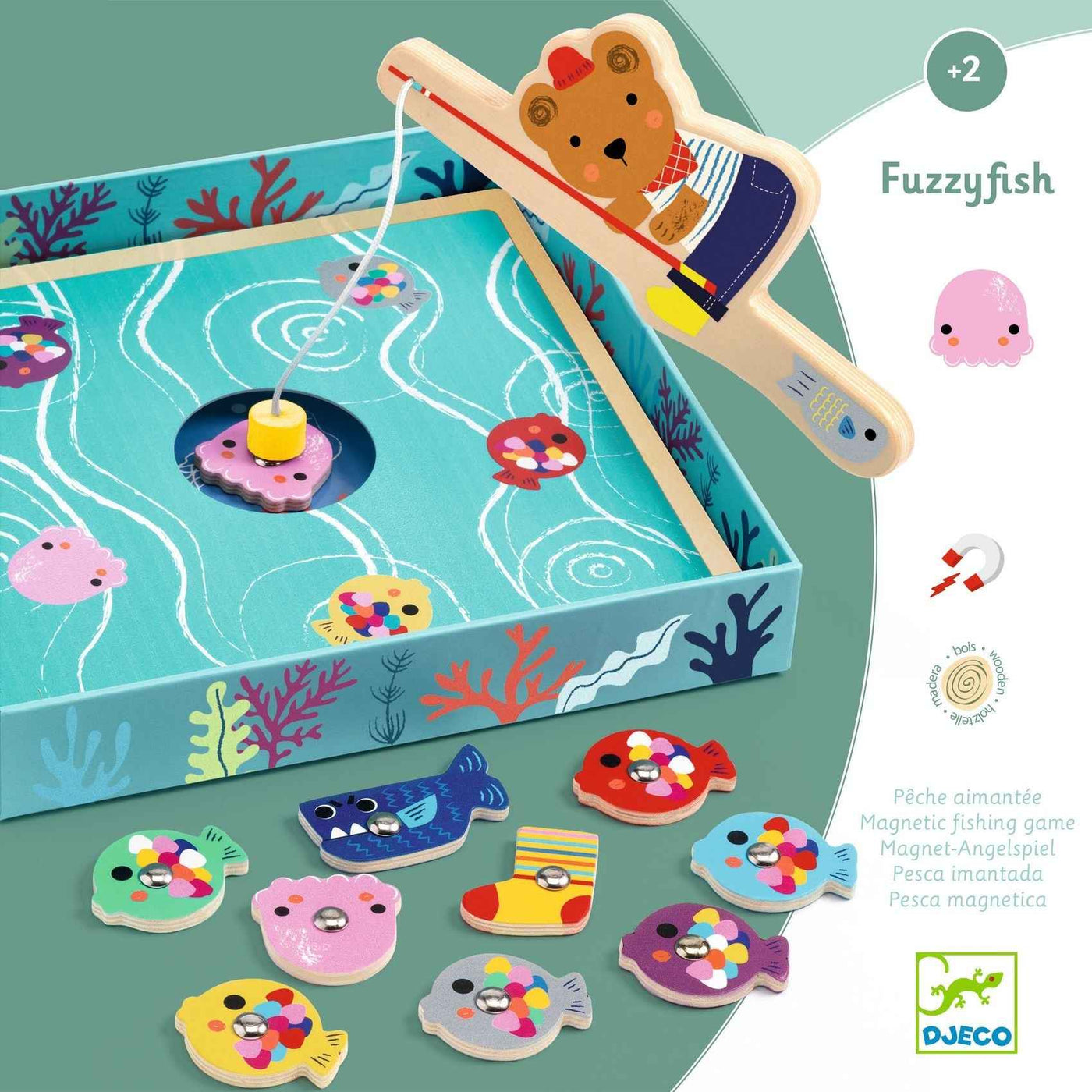 Djeco Fuzzyfish Fishing Game