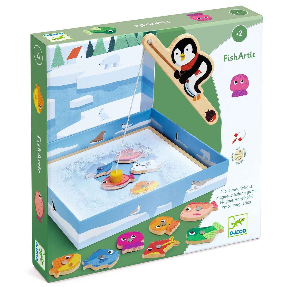 Djeco | FishArtic Magnetic Fish Game