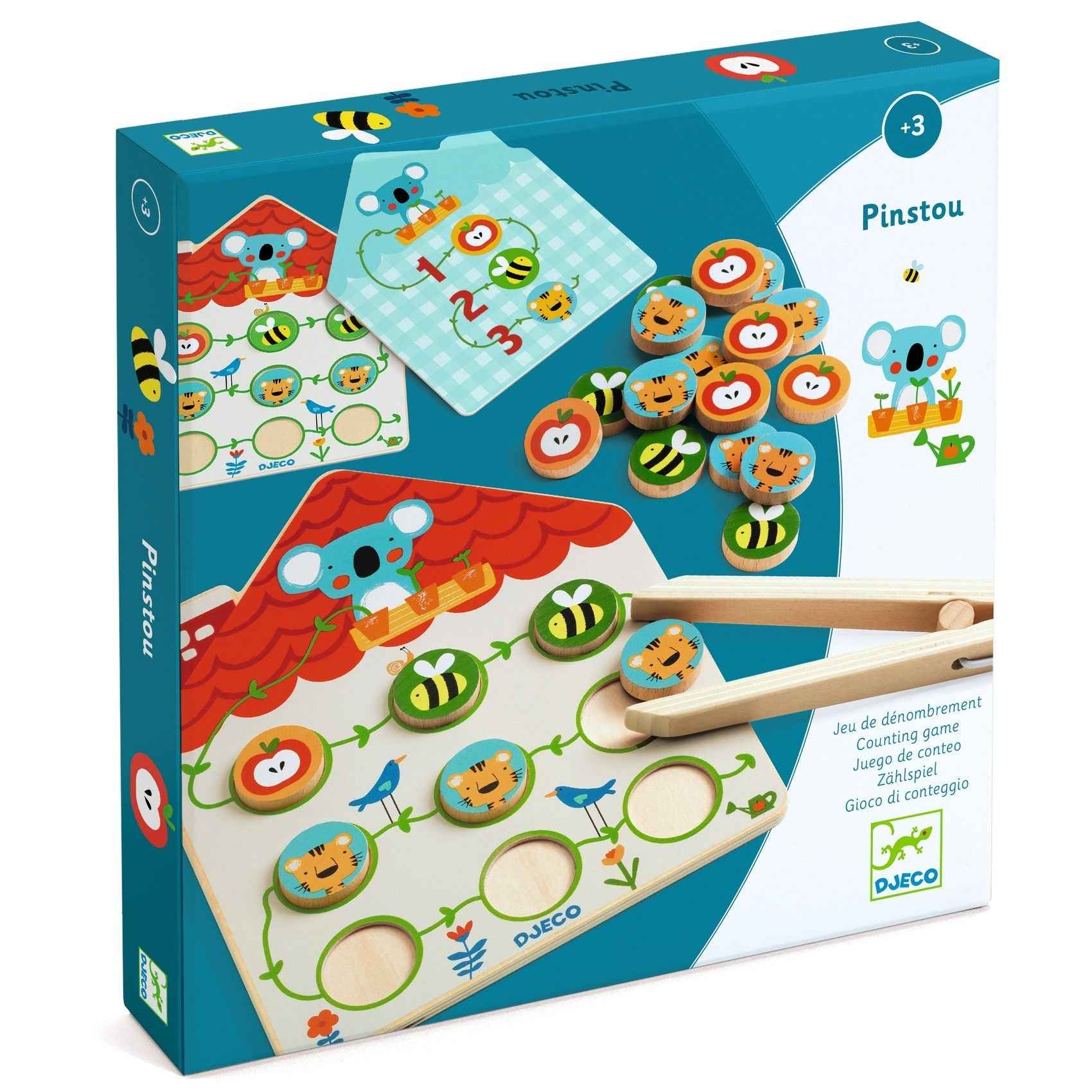 Djeco Pinstou Math Game Ages 3+