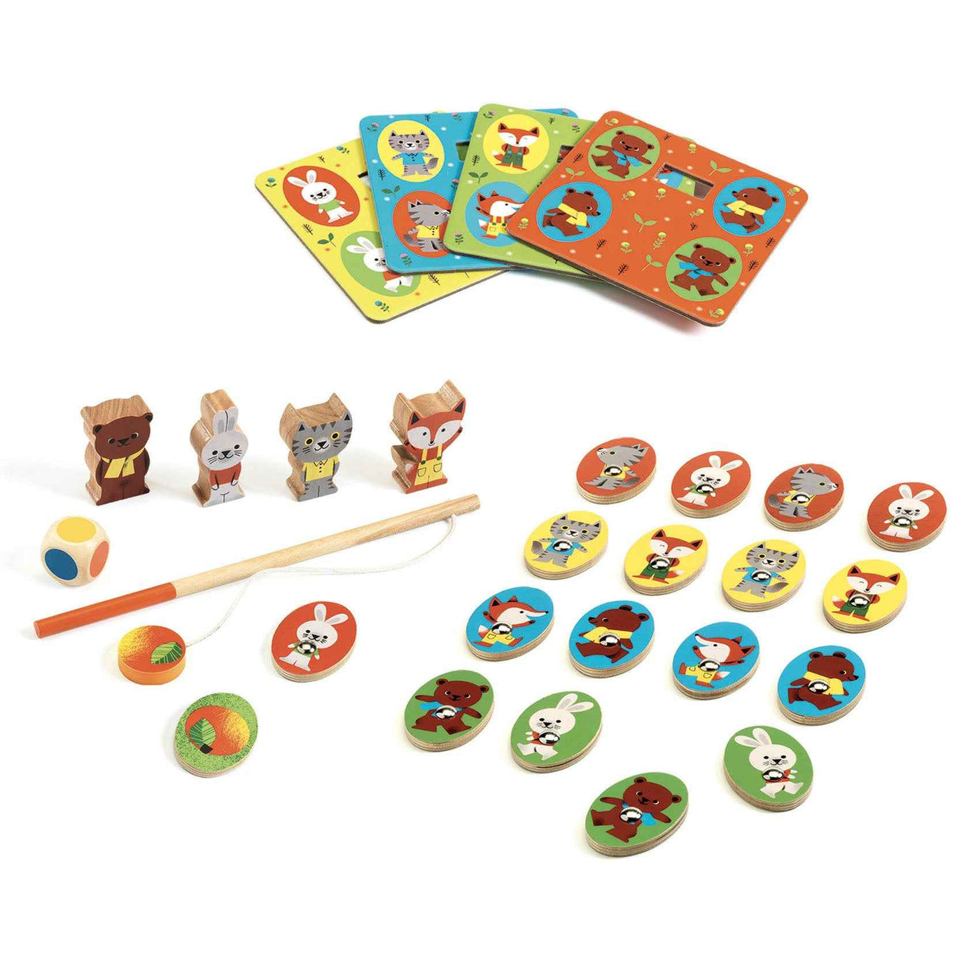 Djeco Ludo Wood gezelschapsspellen +2jr