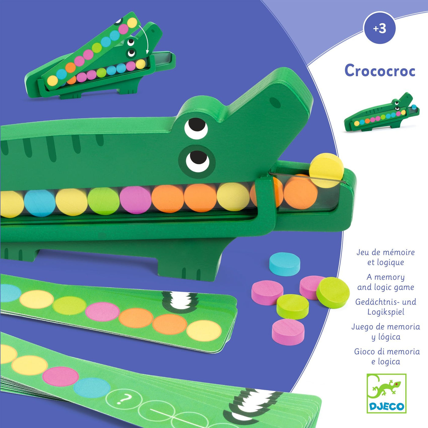 Djeco geheugenspel Crococroc +3jr