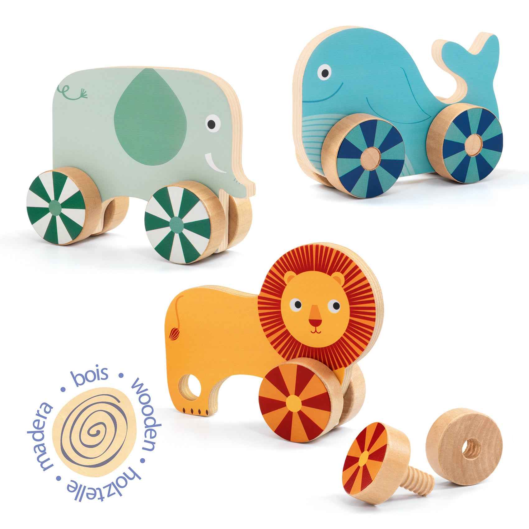 Djeco | Vis'n'roll - Toy Building Kit for Rolling