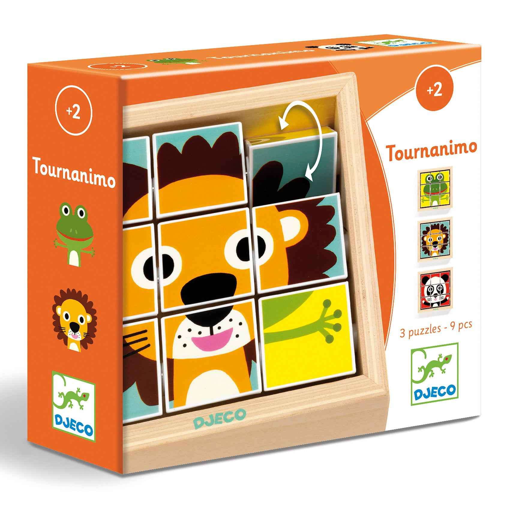 Blokpuzzel - Tournanimo - Djeco +2jr