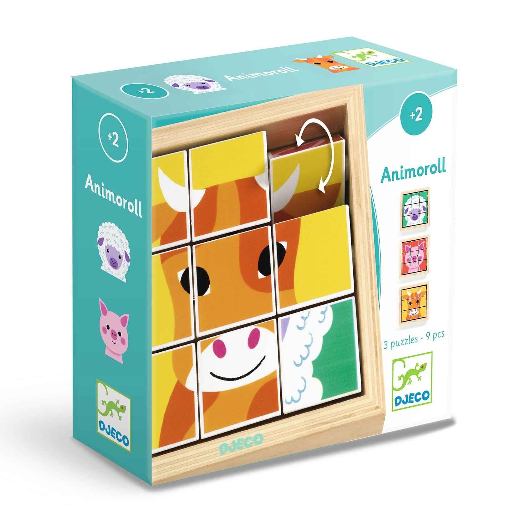 Blokpuzzel Animoroll Djeco +2jr