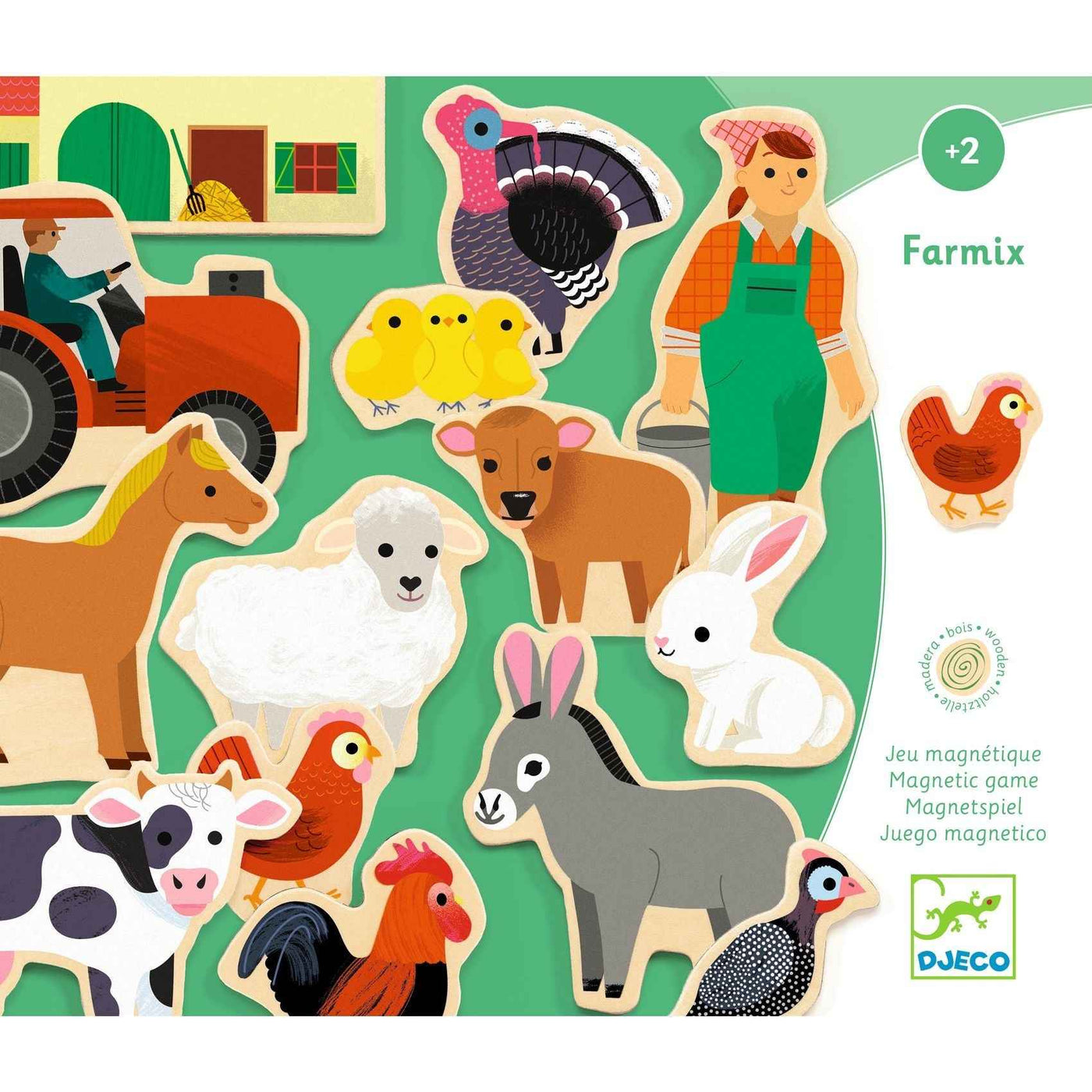 Djeco Wooden Magnets Fermix
