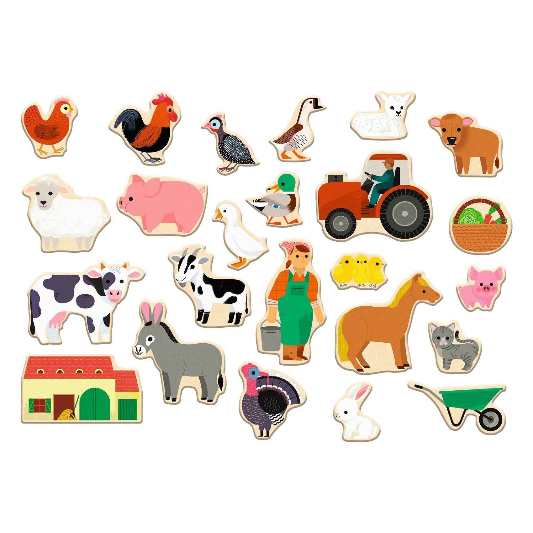 Djeco Wooden Magnets Fermix