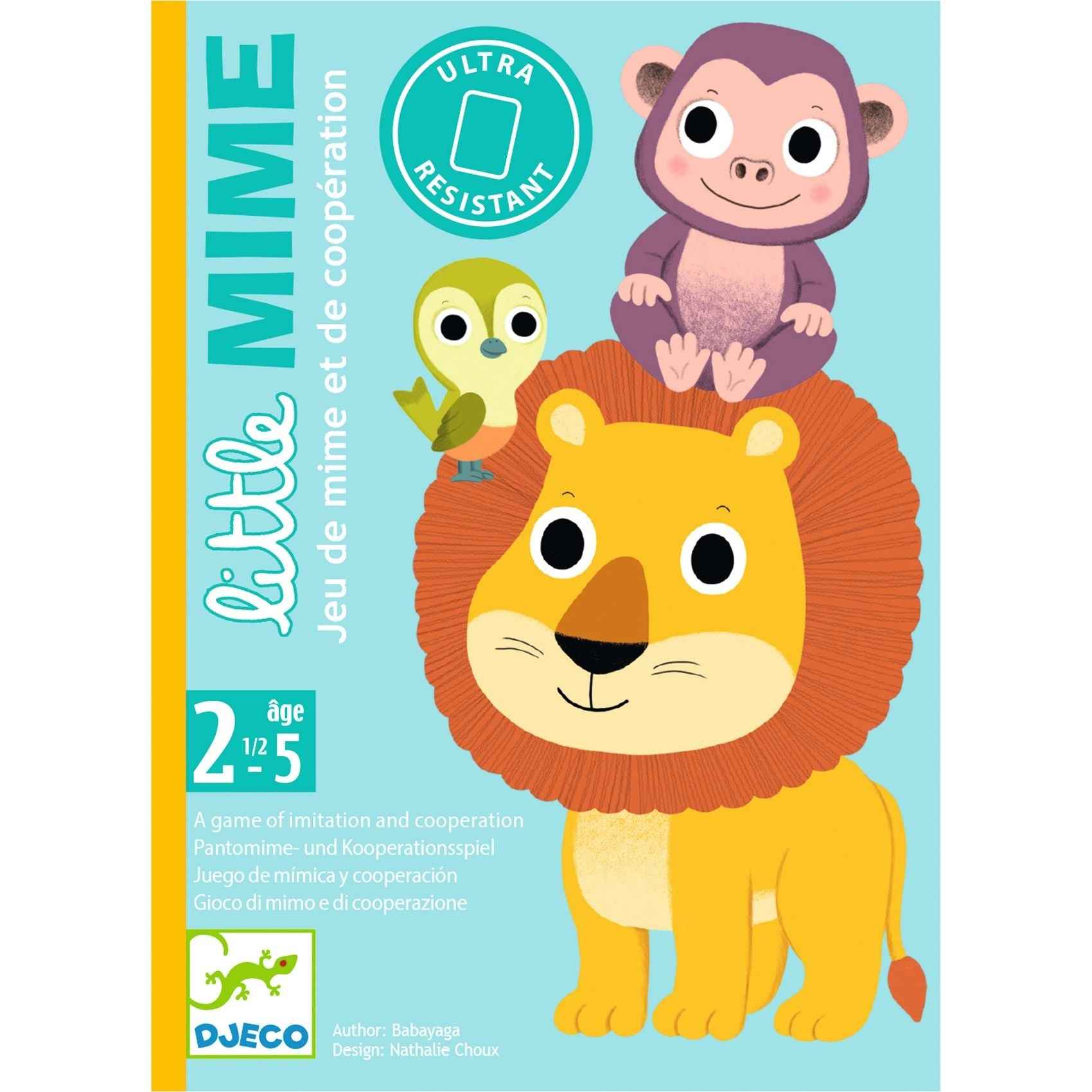Djeco Little Mime Card Game