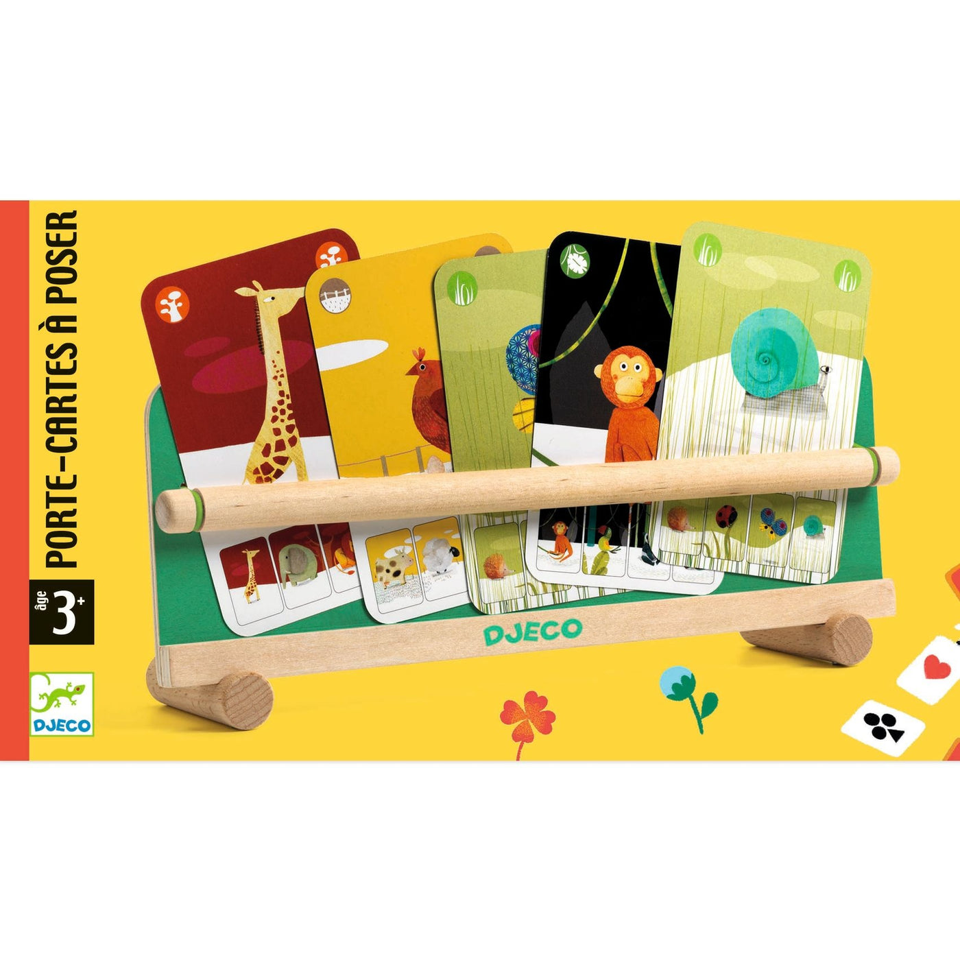 Djeco speelkaartenhouder hout