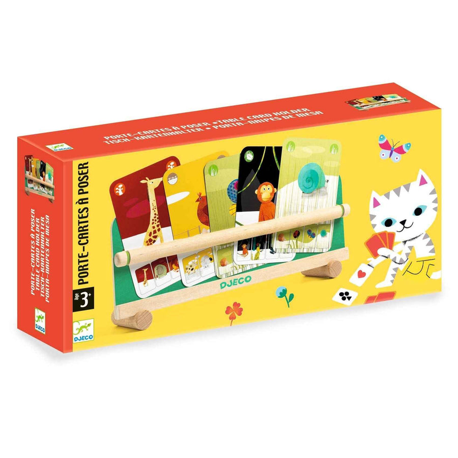 Djeco speelkaartenhouder hout